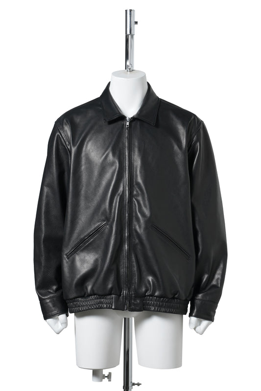 LEATHER DRIZZLER JKT F.STM / BLACK