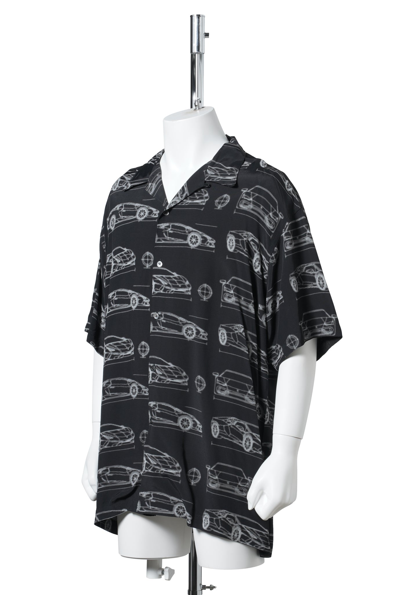 PRINT OPN COLLOAR SH (BLUE PRNT) / BLACK