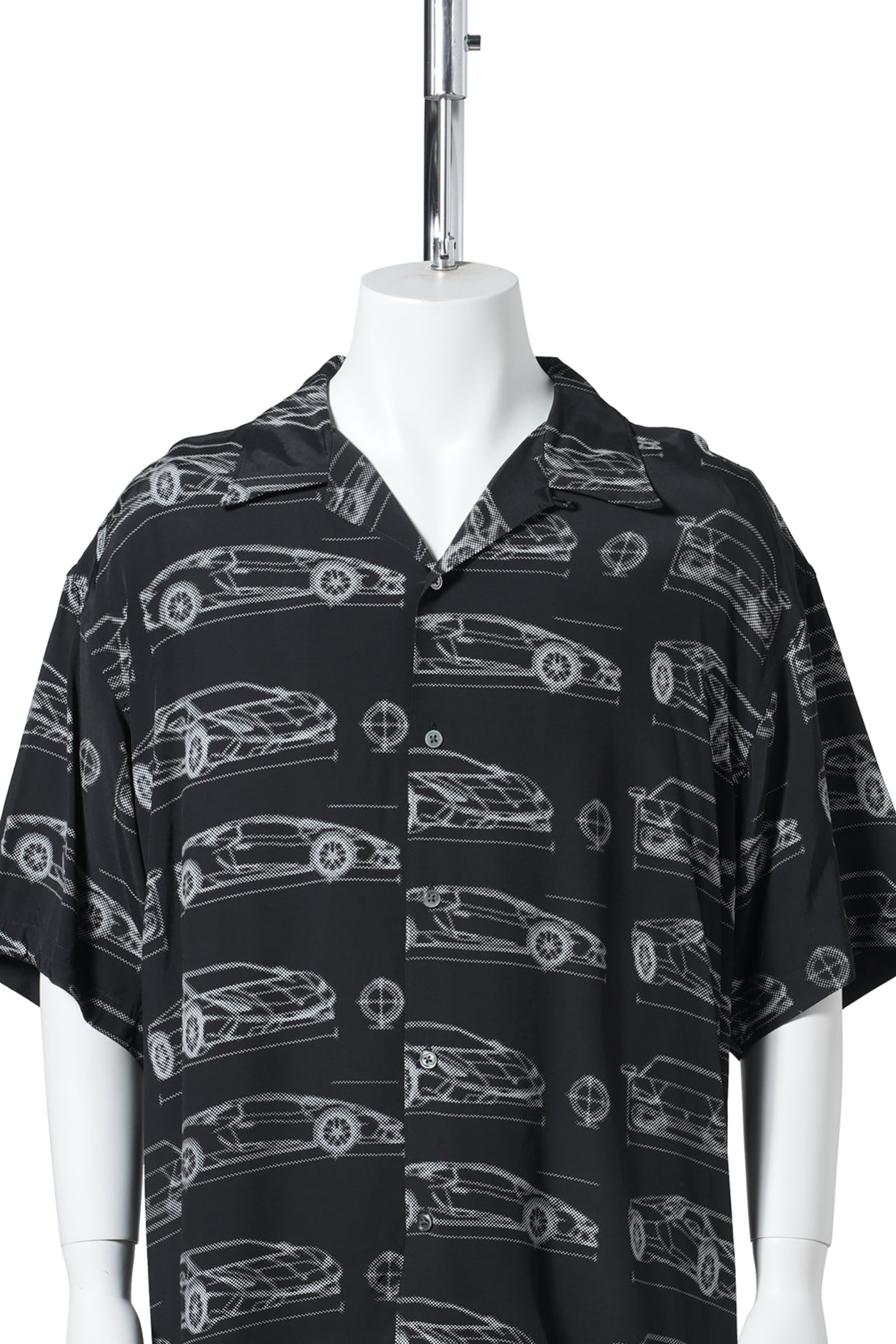 PRINT OPN COLLOAR SH (BLUE PRNT) / BLACK