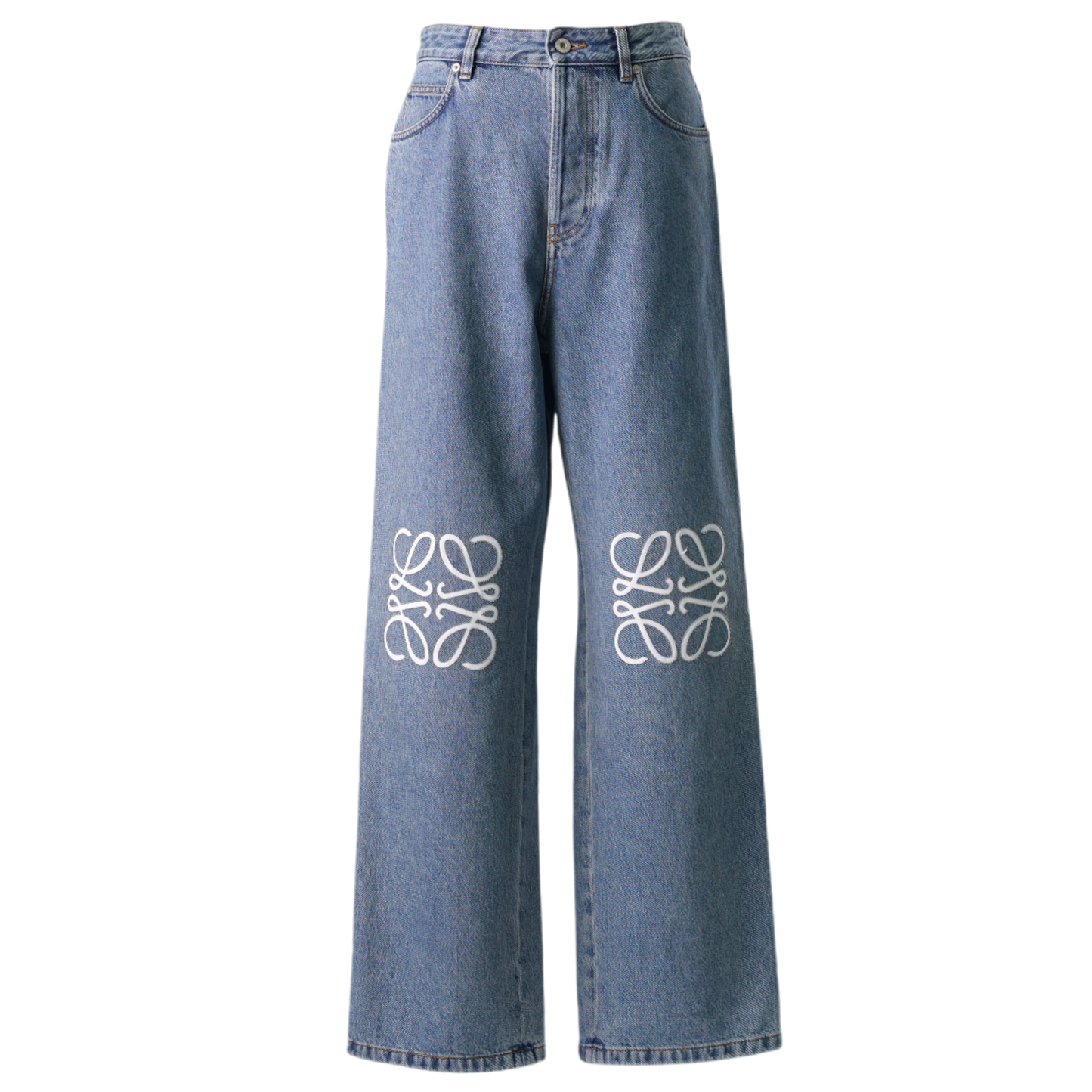 ANAGRAM BAGGY JEANS / MID BLUE DENIM