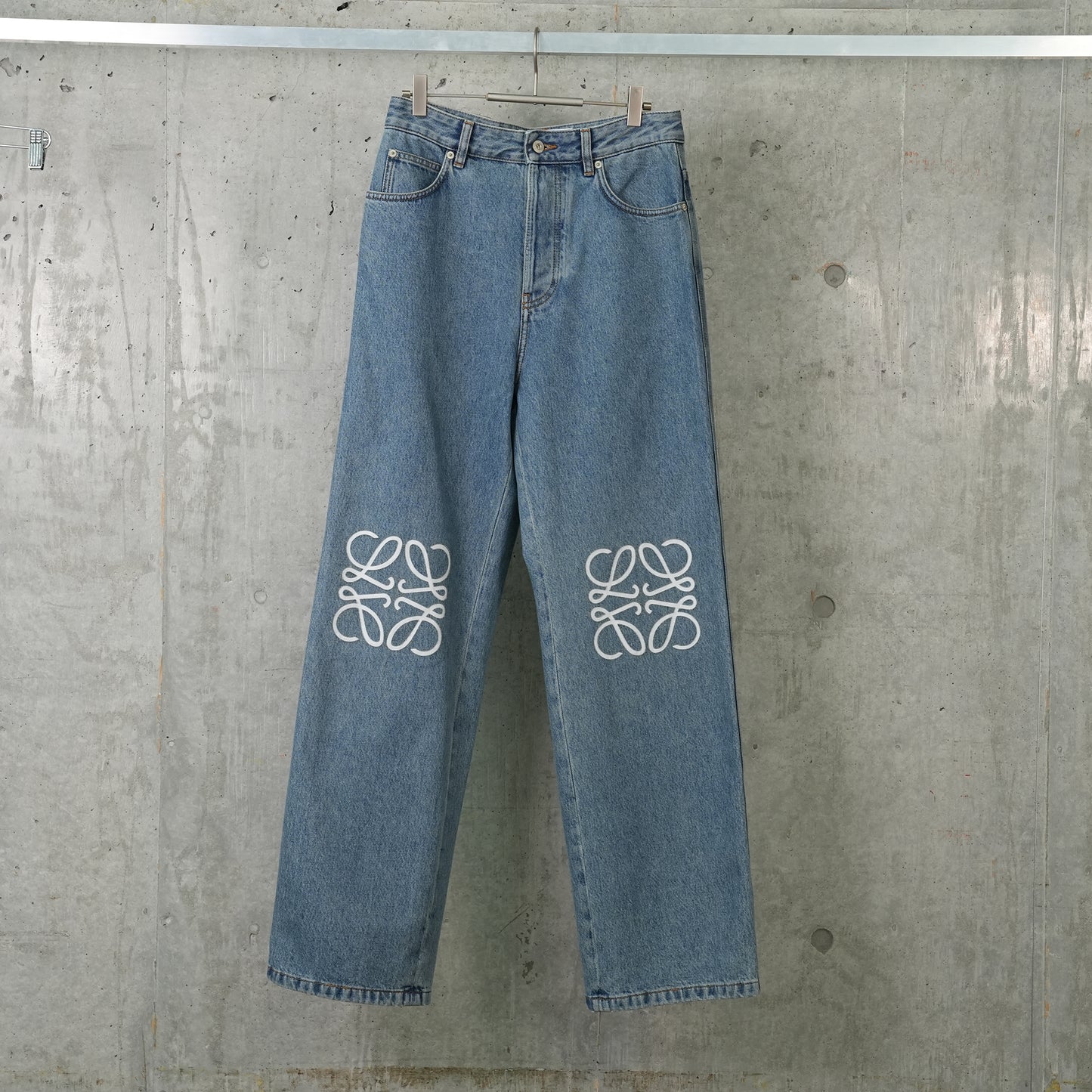 ANAGRAM BAGGY JEANS / MID BLUE DENIM