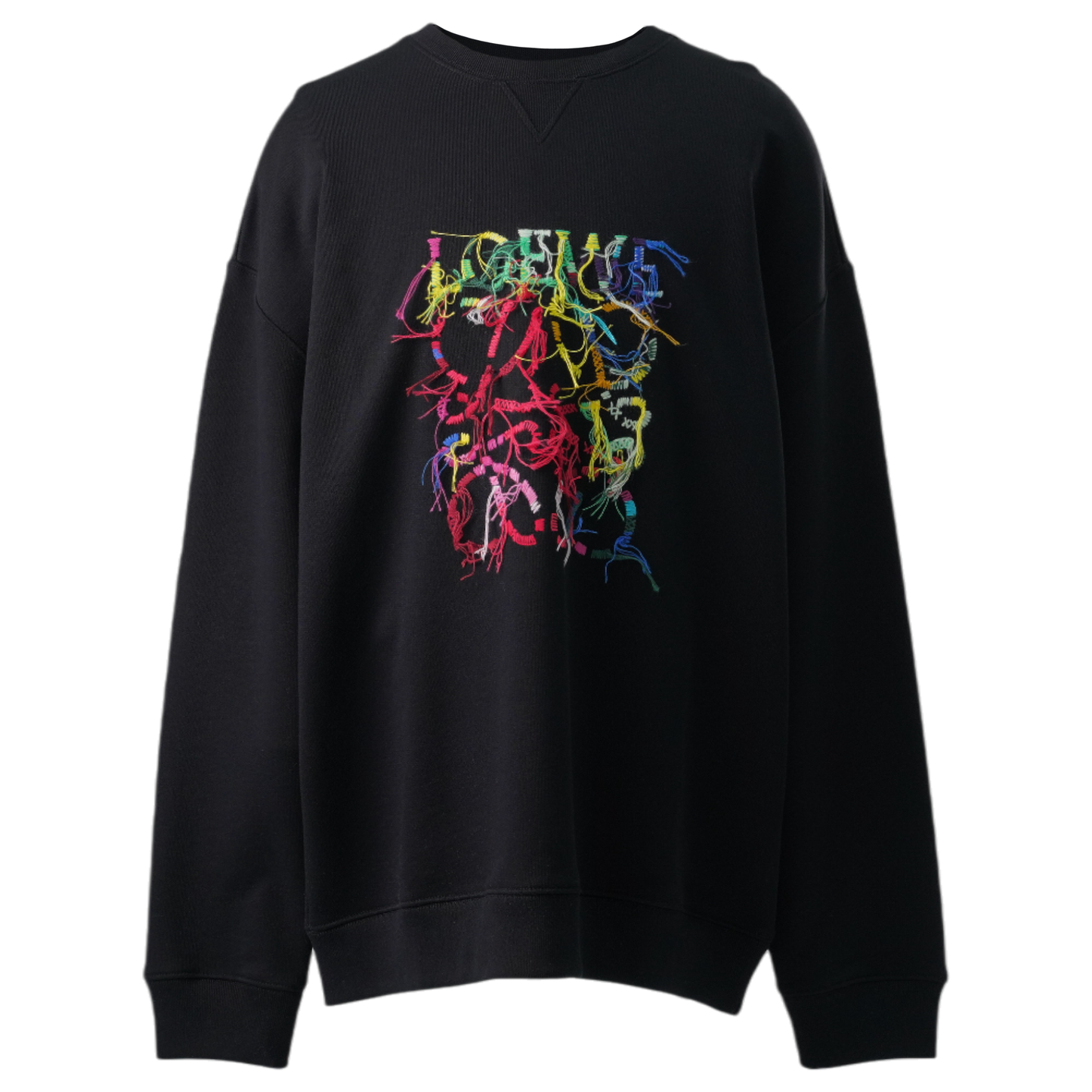 SWEATSHIRT / BLACK/MULTICOLOR