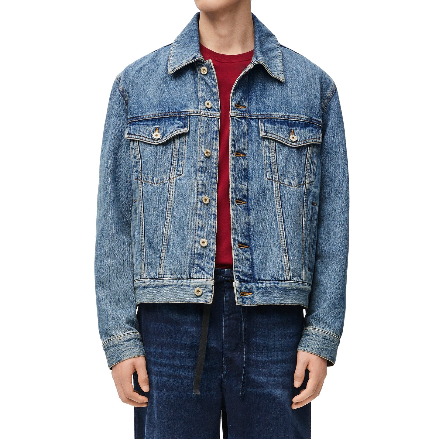 ANAGRAM JACKET / MID BLUE DENIM