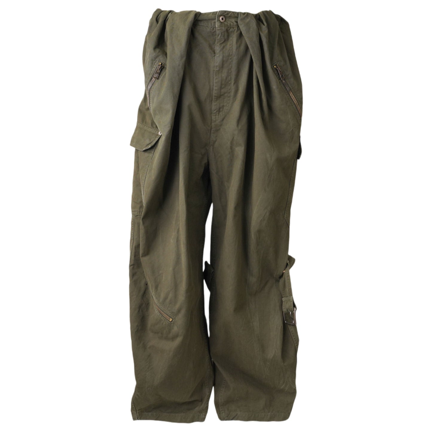 BALLOON CARGO TROUSERS / DEEP OLIVE