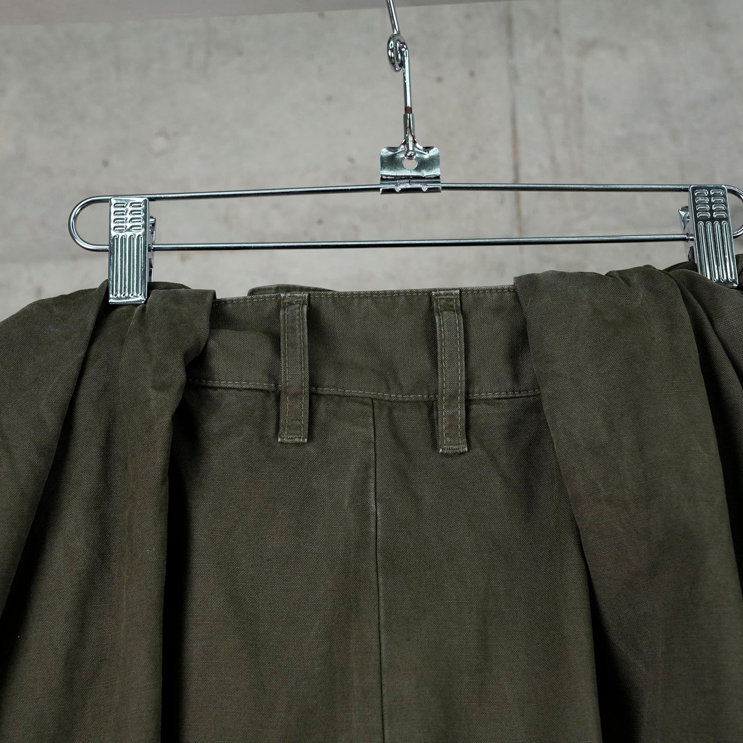 BALLOON CARGO TROUSERS / DEEP OLIVE