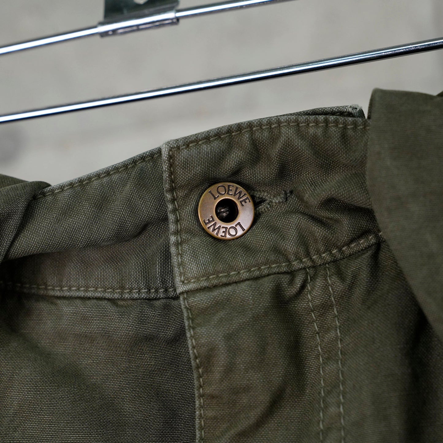 BALLOON CARGO TROUSERS / DEEP OLIVE