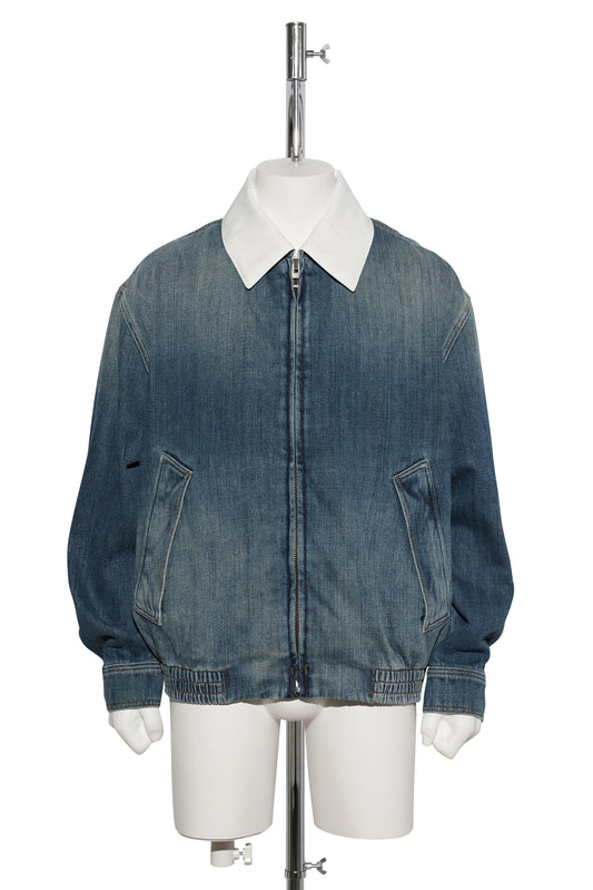 ZIP-UP JACKET / BLUE