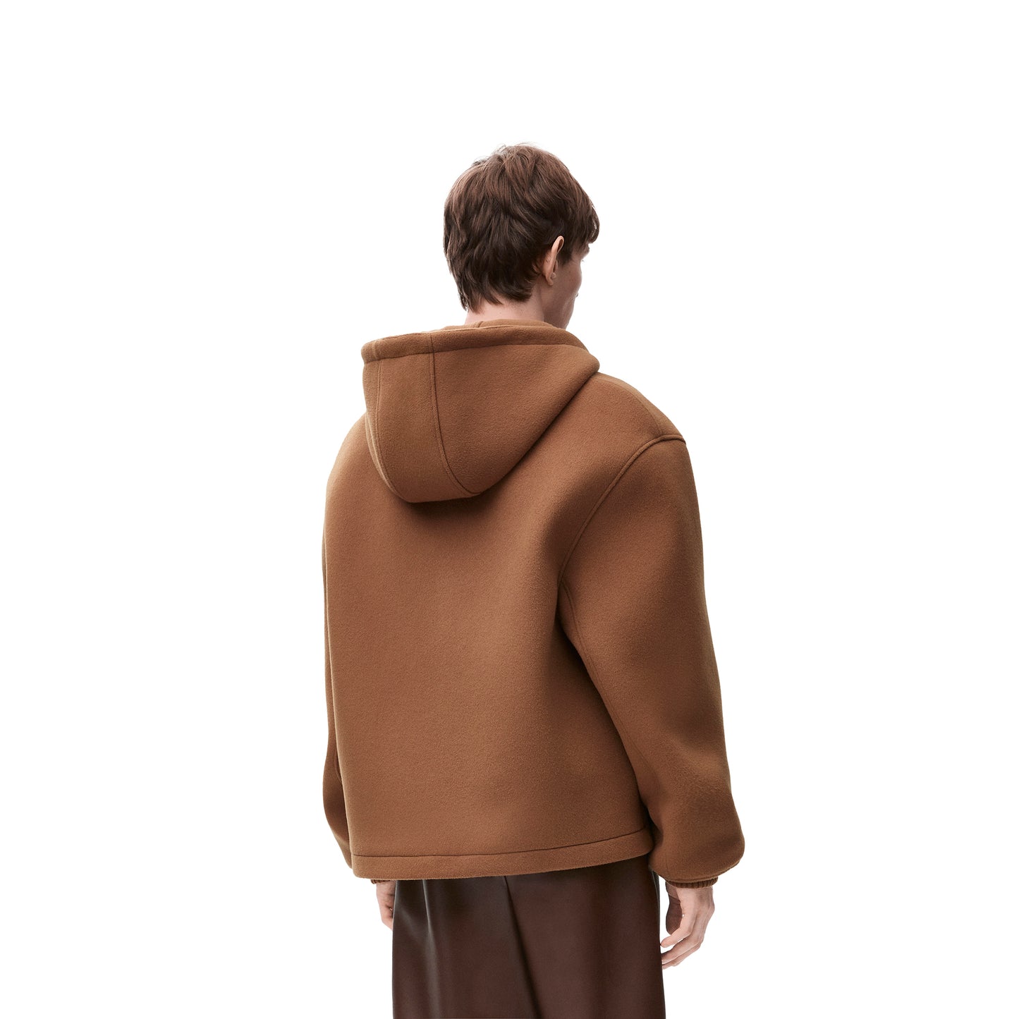 HOODED JACKET / CAMEL