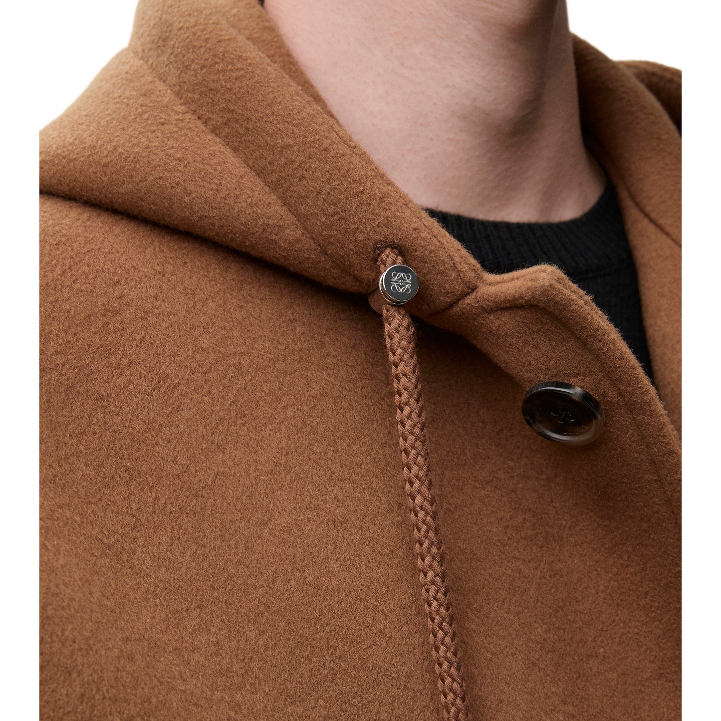 HOODED JACKET / CAMEL