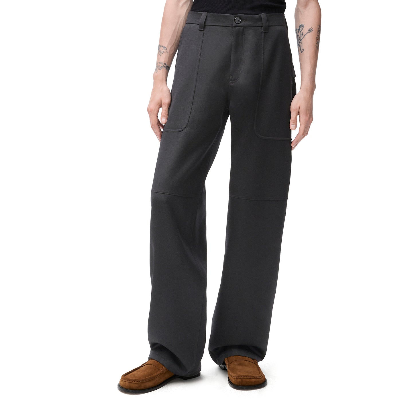 CARGO TROUSERS / BLACK