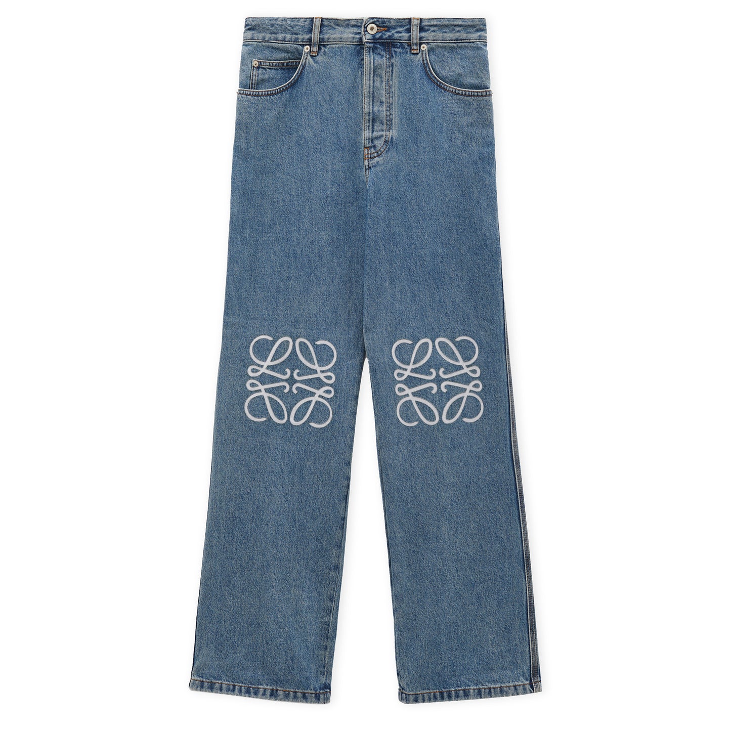 ANAGRAM BAGGY JEANS / MID BLUE DENIM