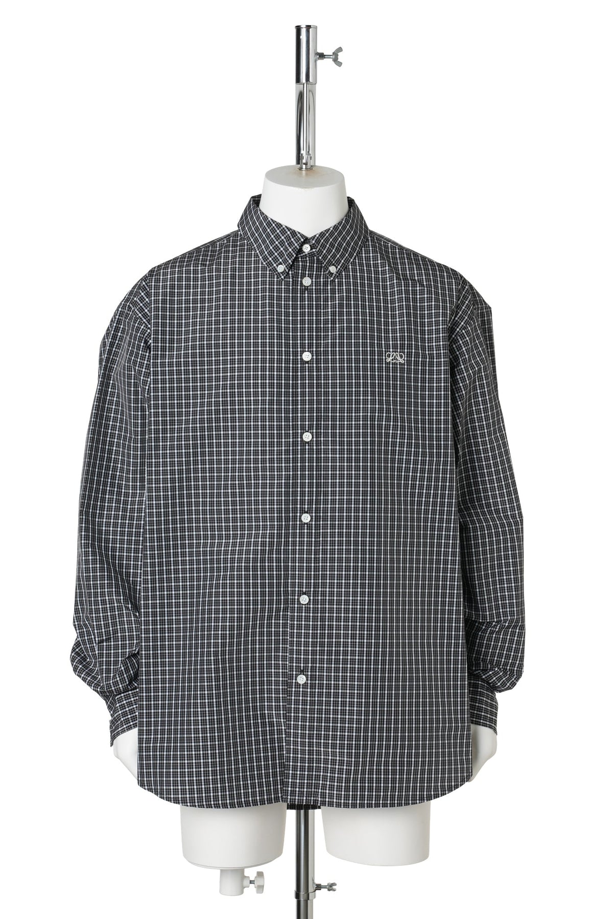 RELAXED SHIRT / BLACK/WHITE