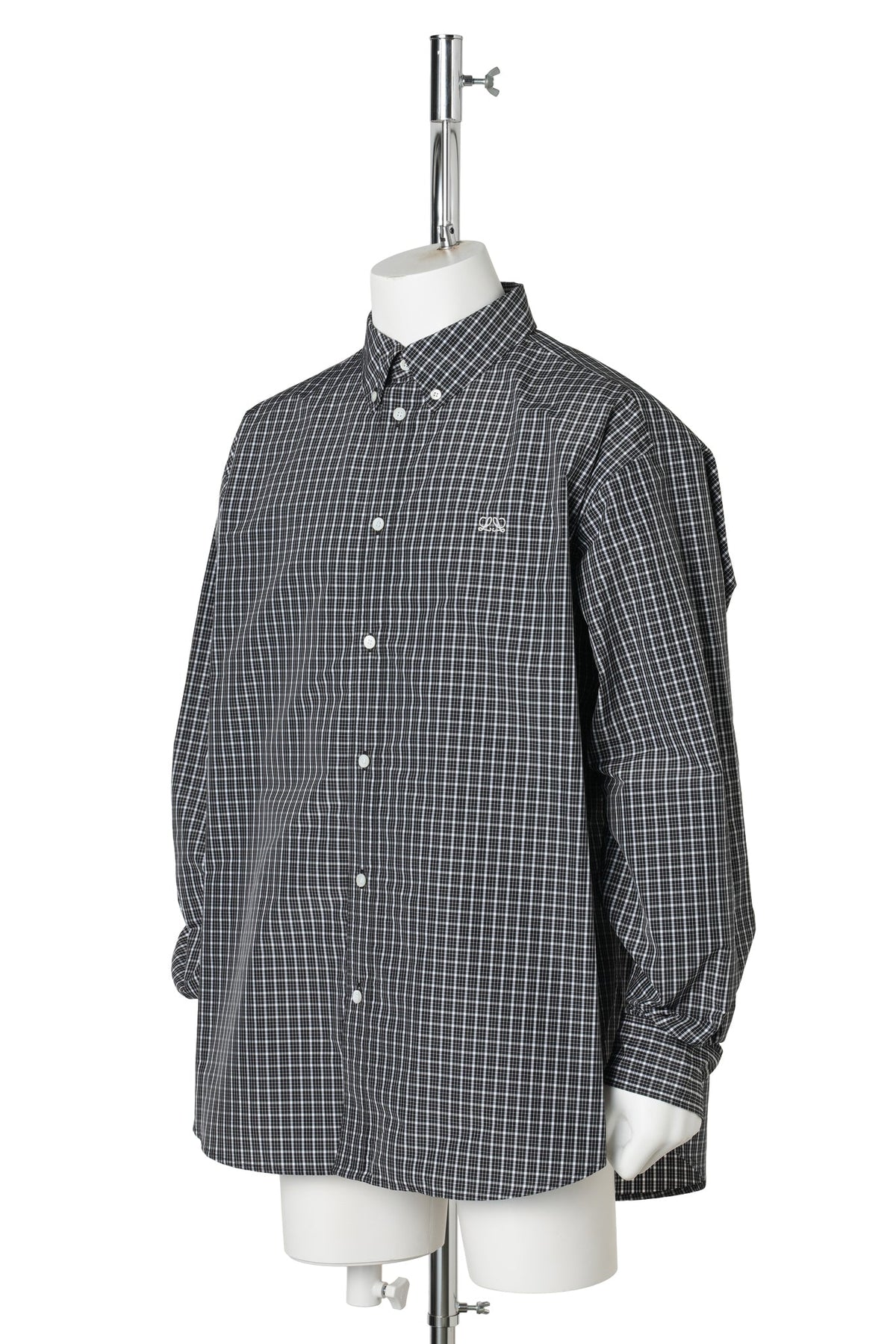 RELAXED SHIRT / BLACK/WHITE