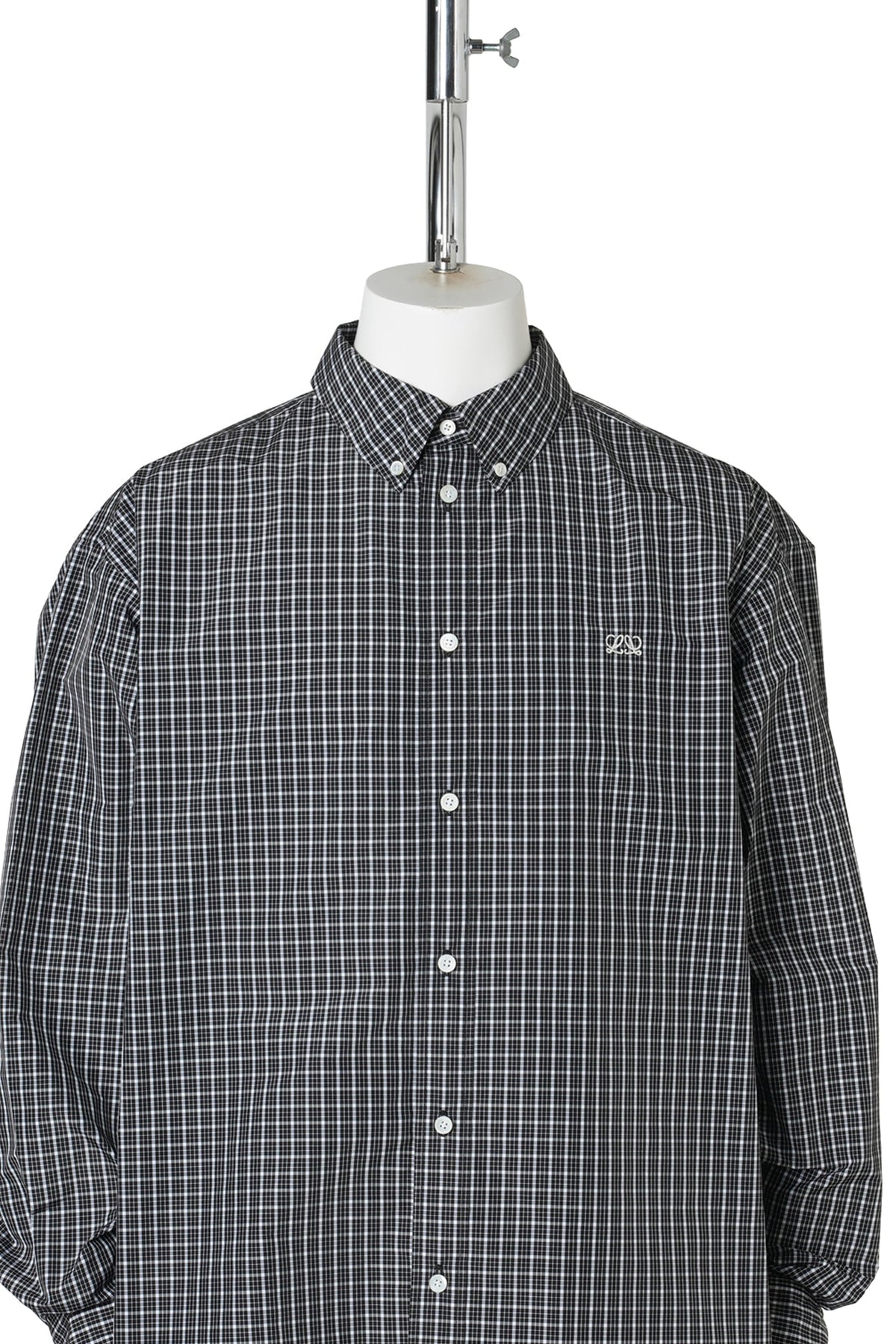 RELAXED SHIRT / BLACK/WHITE