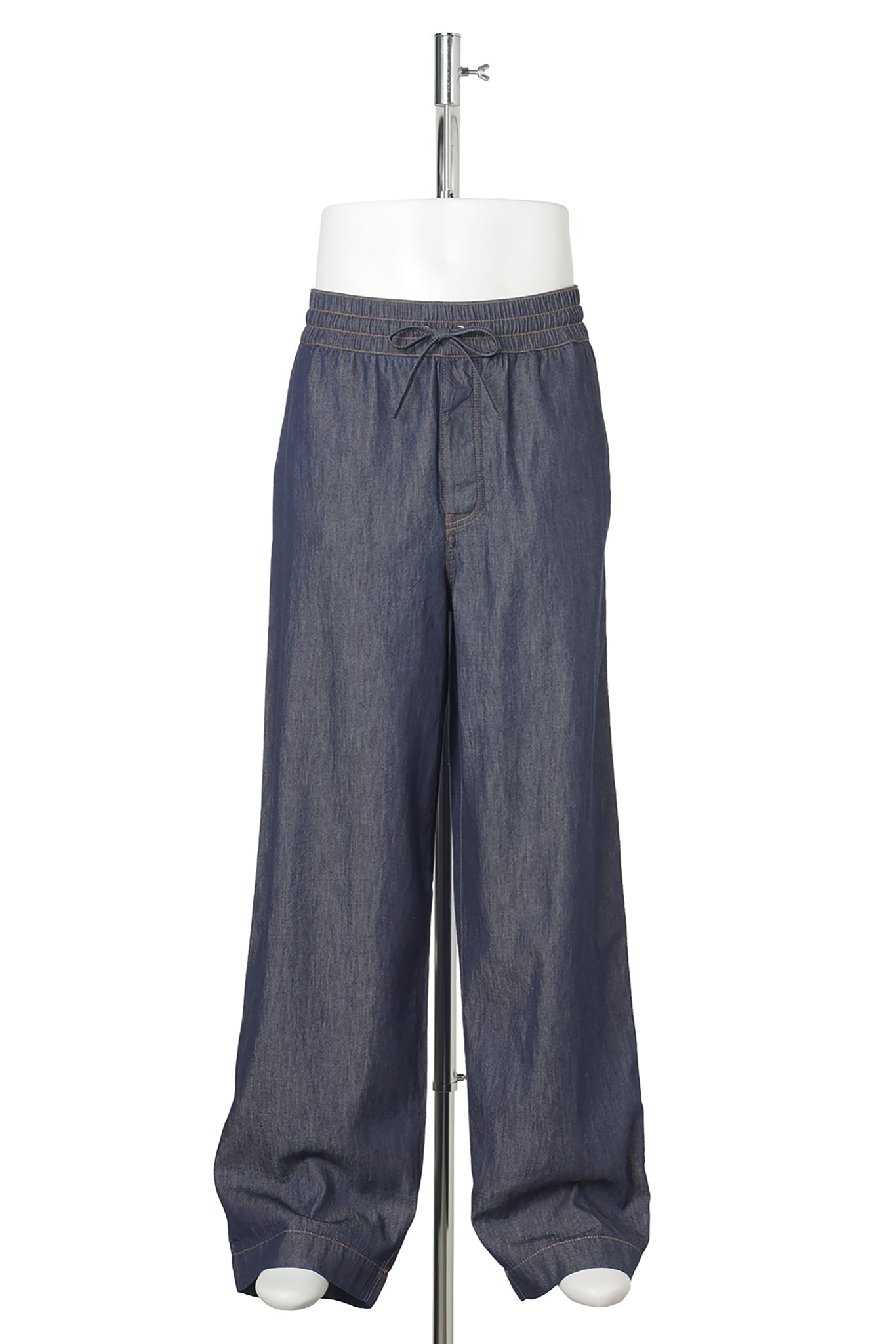 DRAWSTRING TROUSERS / DENIM BLUE