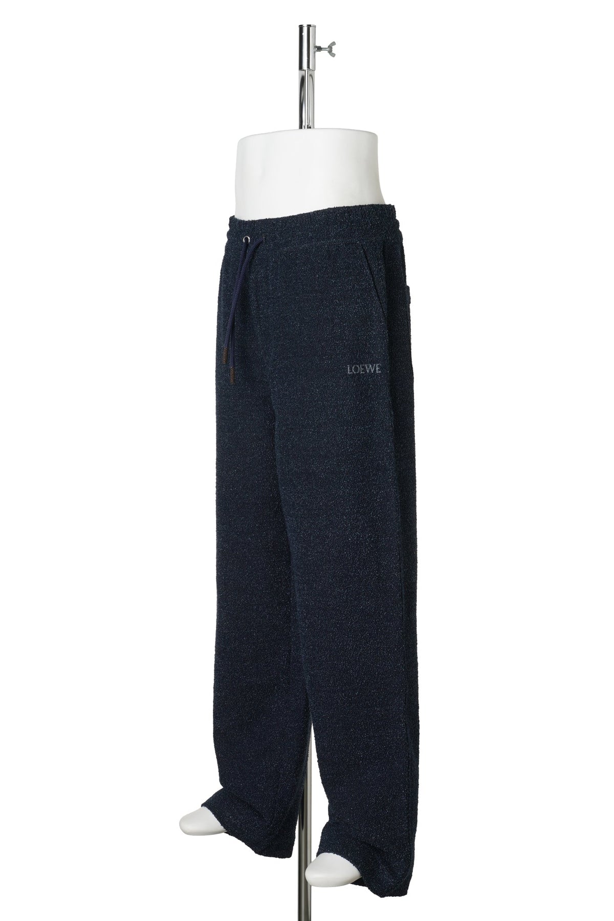 DRAWSTRING TROUSERS / DARK DENIM BLUE