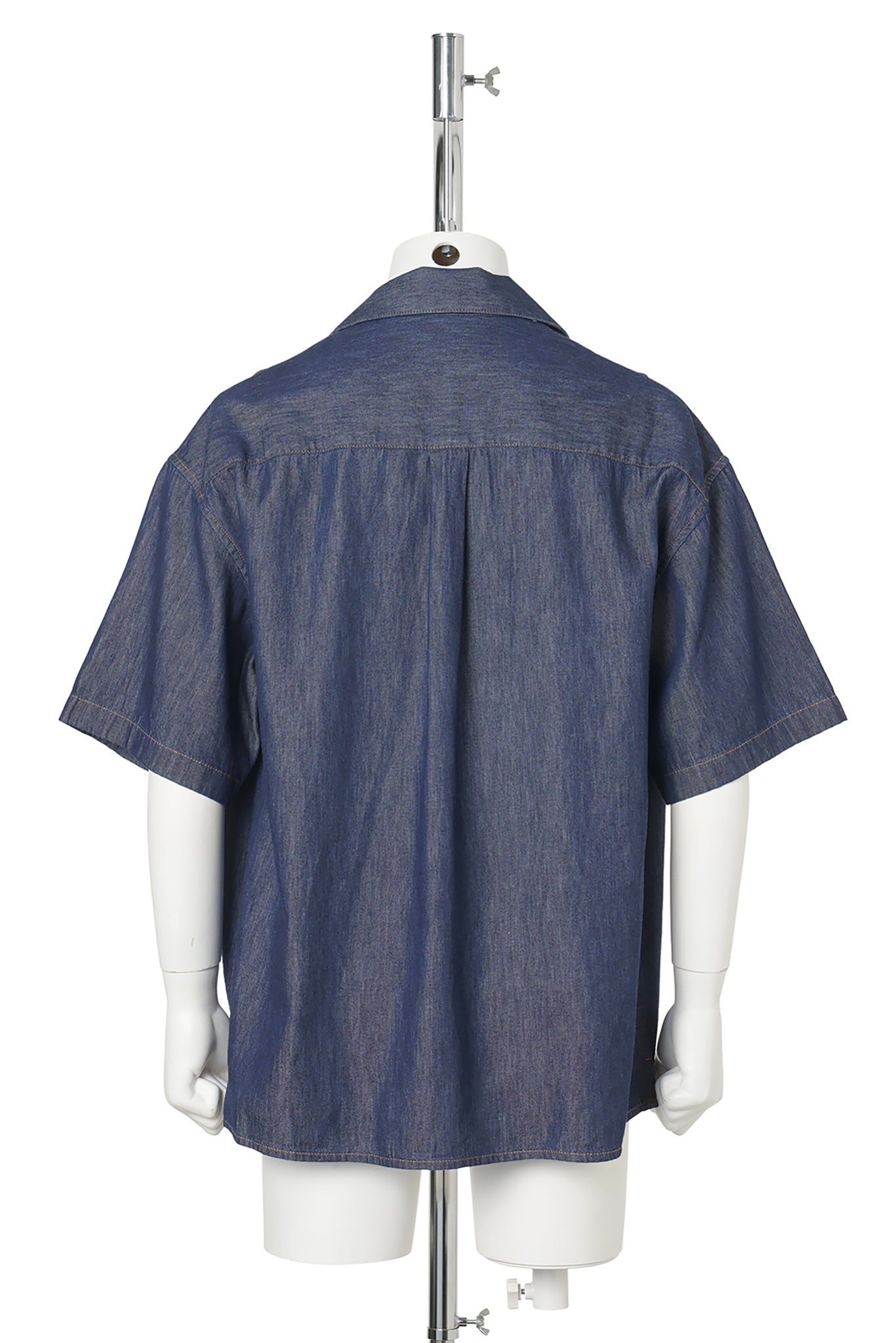 SHORT SLEEVE SHIRT / DENIM BLUE