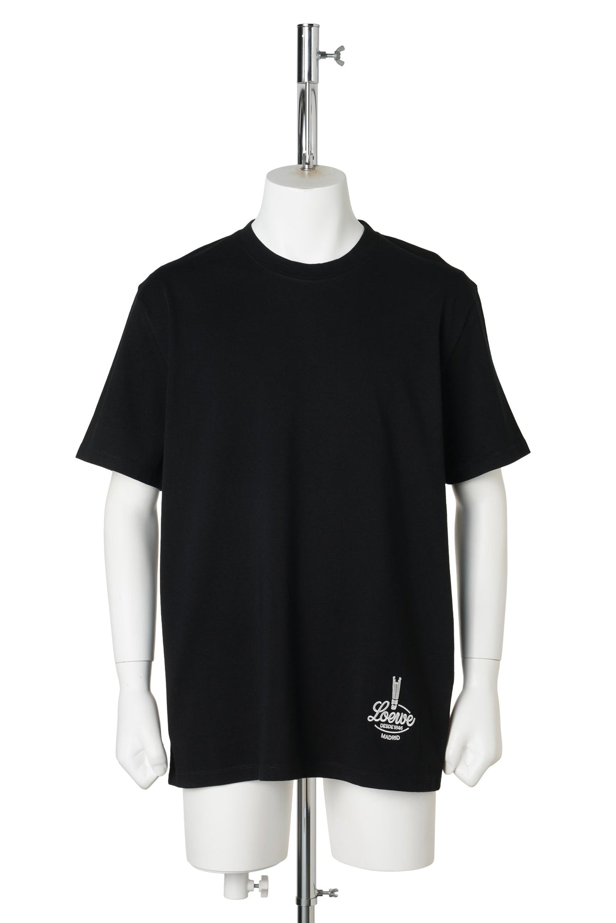 RELAXED FIT T-SHIRT / BLACK/WHITE