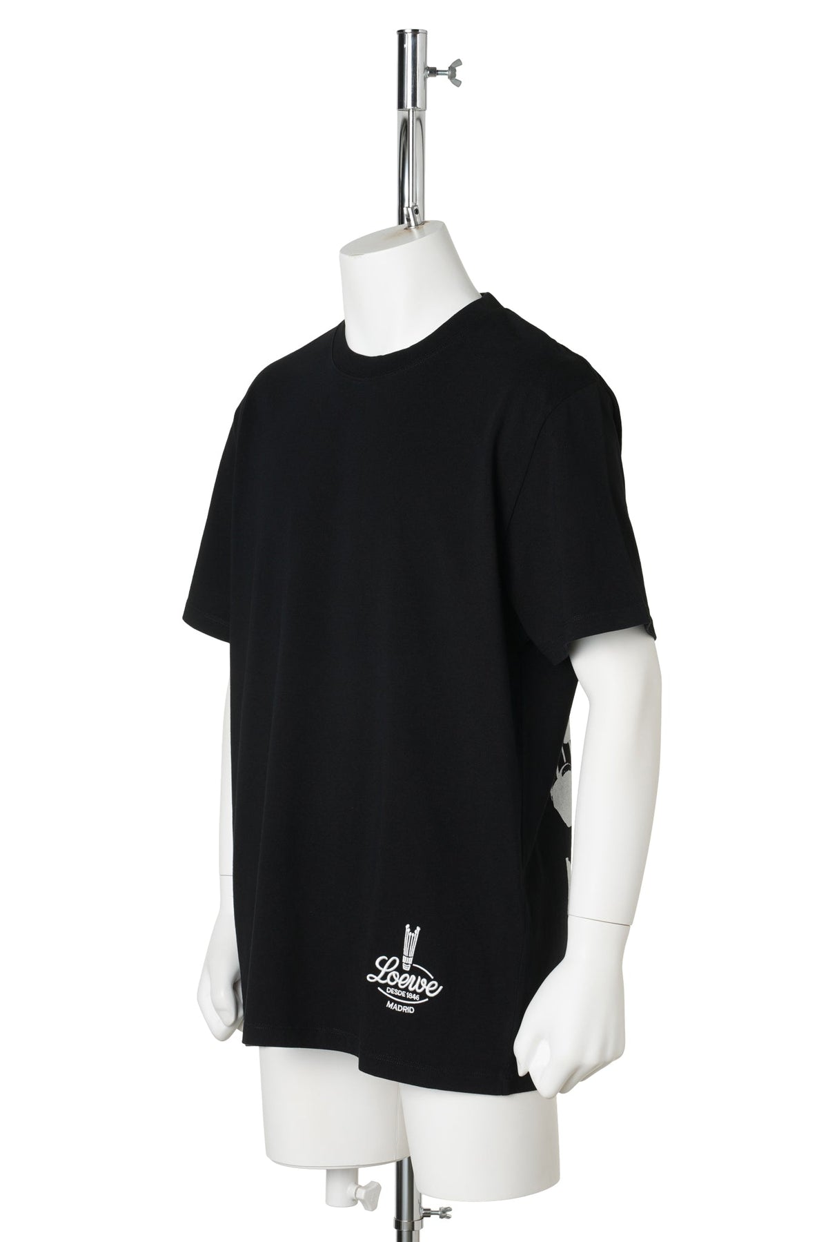 RELAXED FIT T-SHIRT / BLACK/WHITE