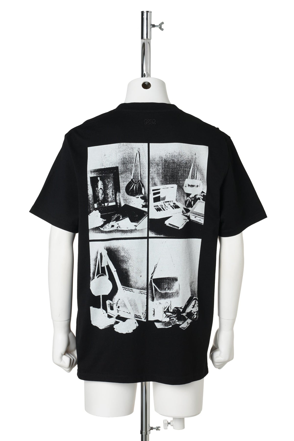 RELAXED FIT T-SHIRT / BLACK/WHITE