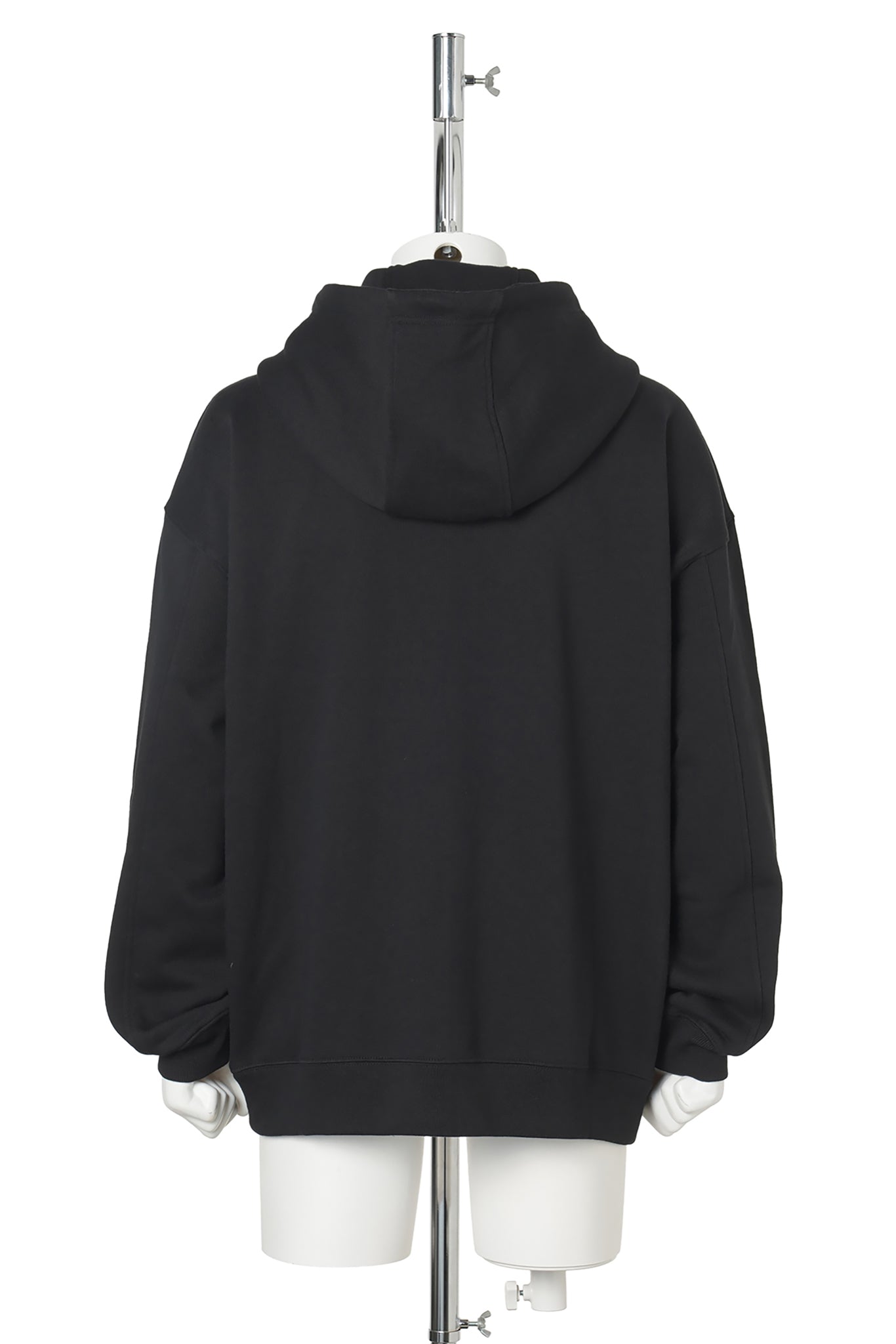 ZIP-UP HOODIE / BLACK