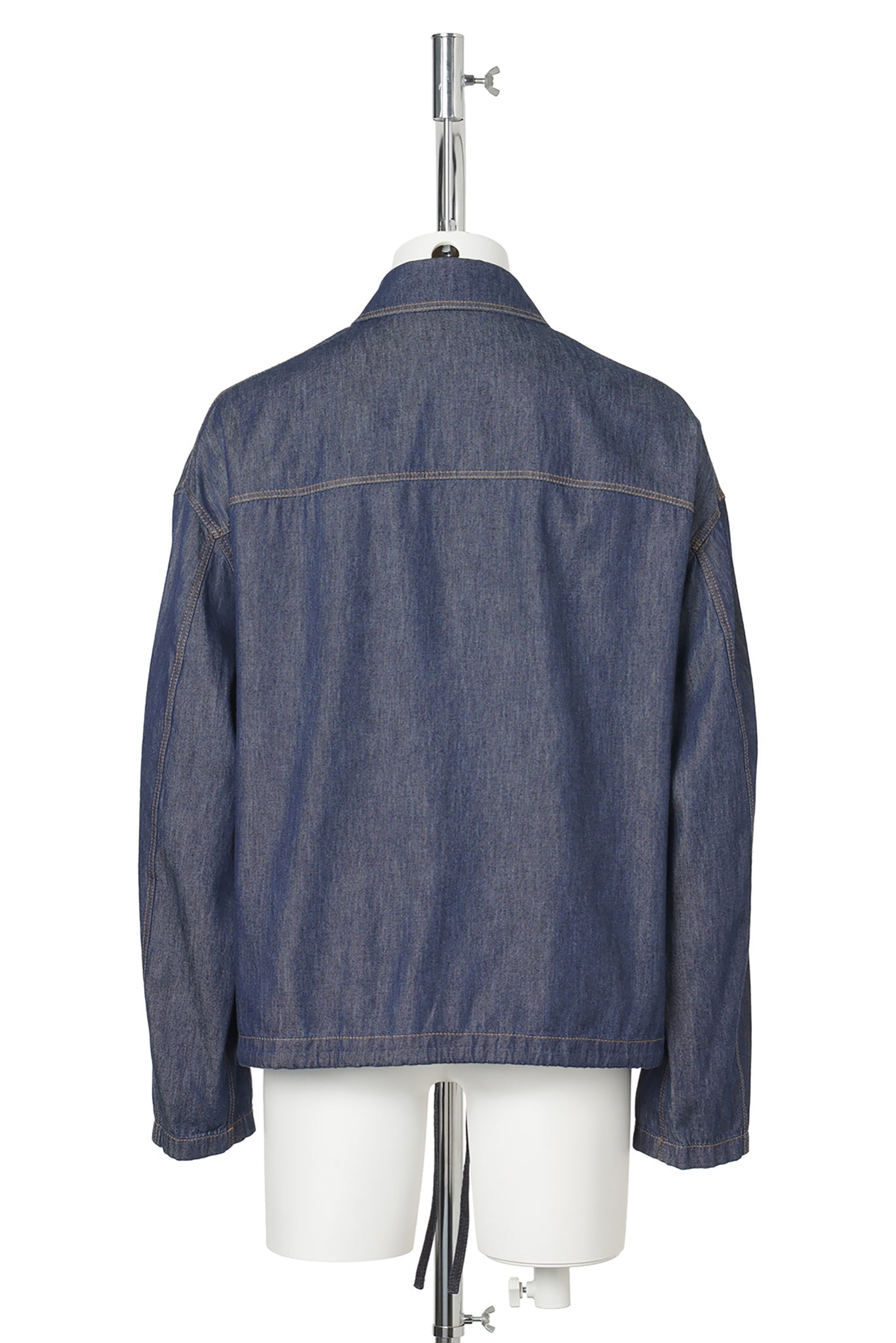 ZIP-UP JACKET DENIM / BLUE