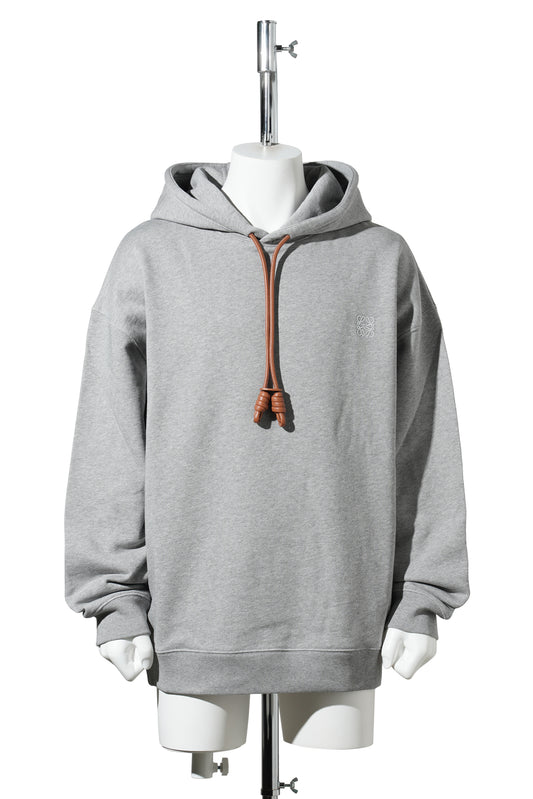 RELAXED FIT HOODIE / GREY MELANGE