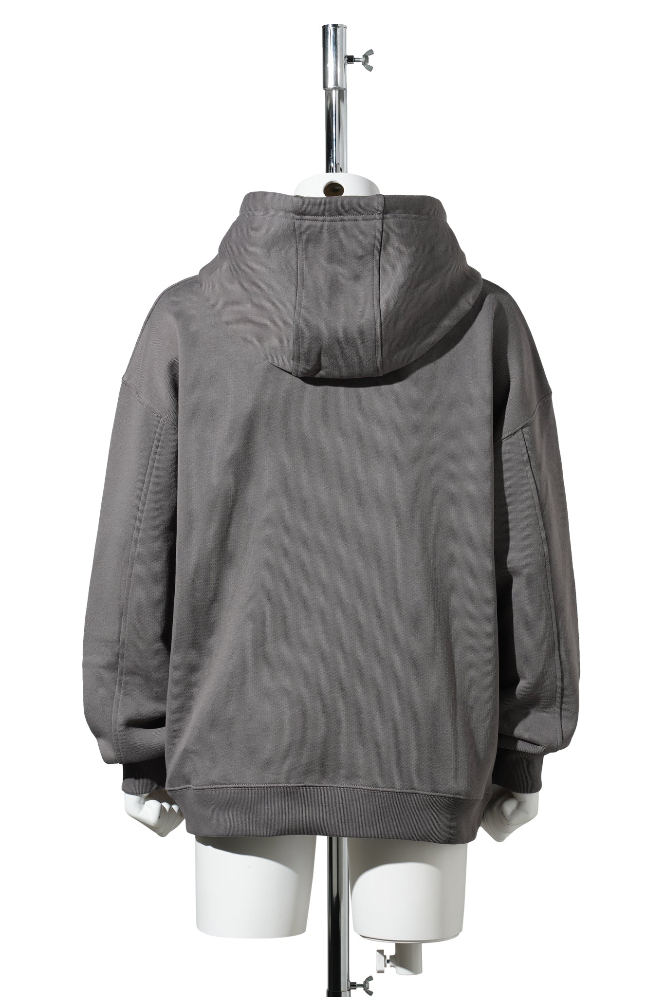 ZIP-UP HOODIE / DARK GREY