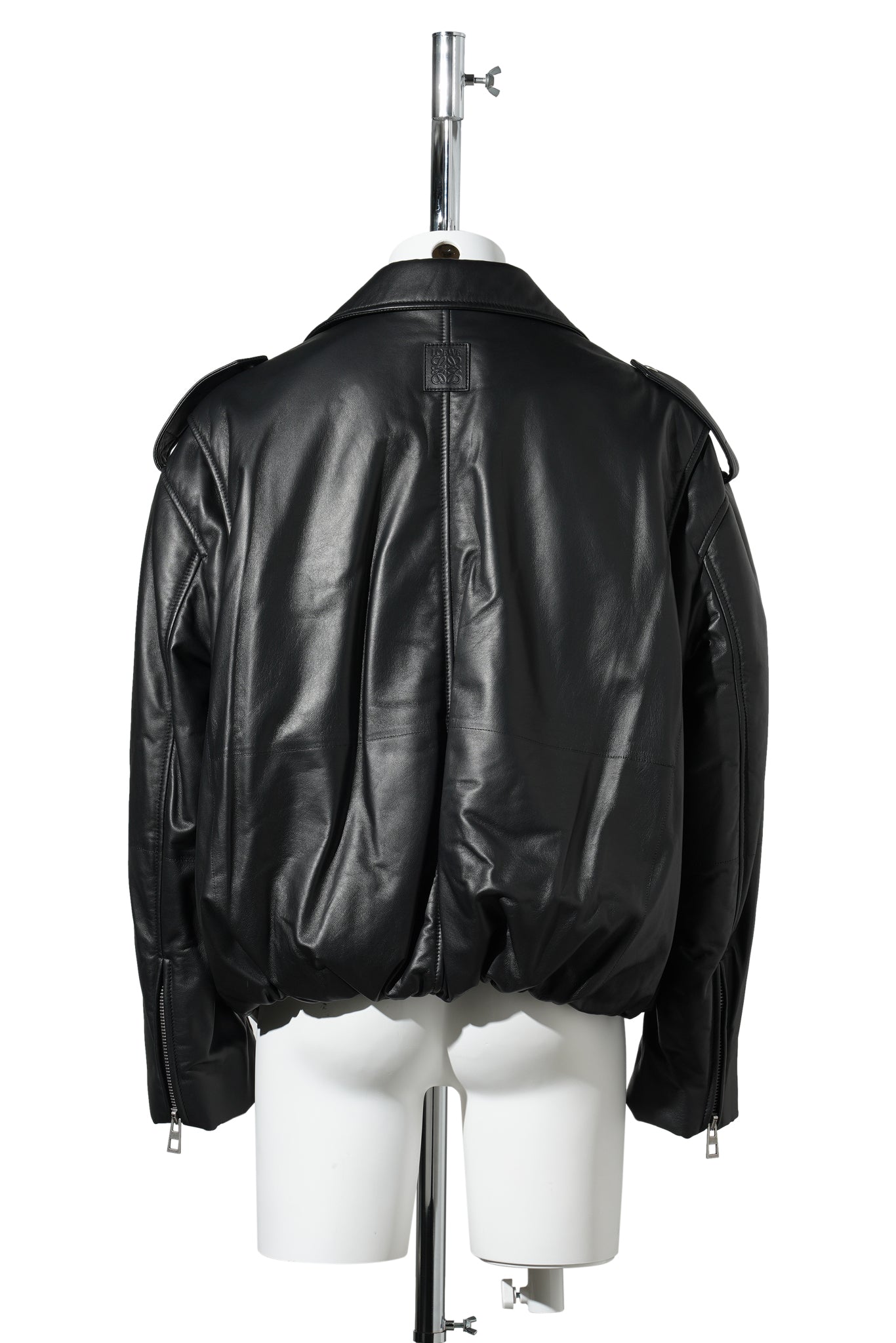 BALLOON BIKER JACKET / BLACK