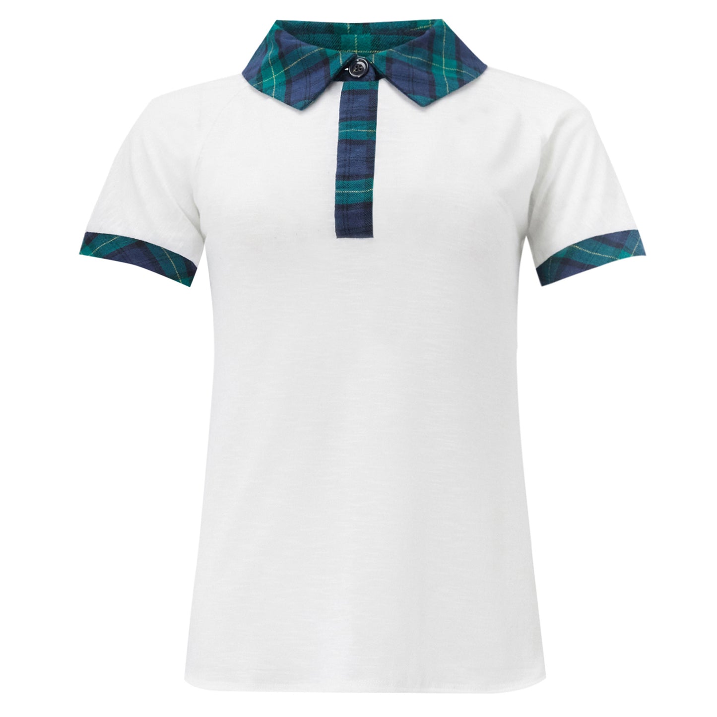 ZOE LONG POLO POLY VISCOSE / WHITE