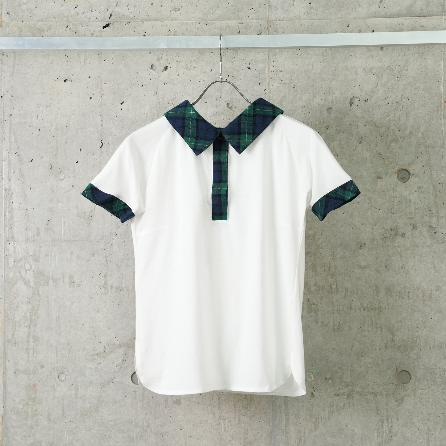 ZOE LONG POLO POLY VISCOSE / WHITE