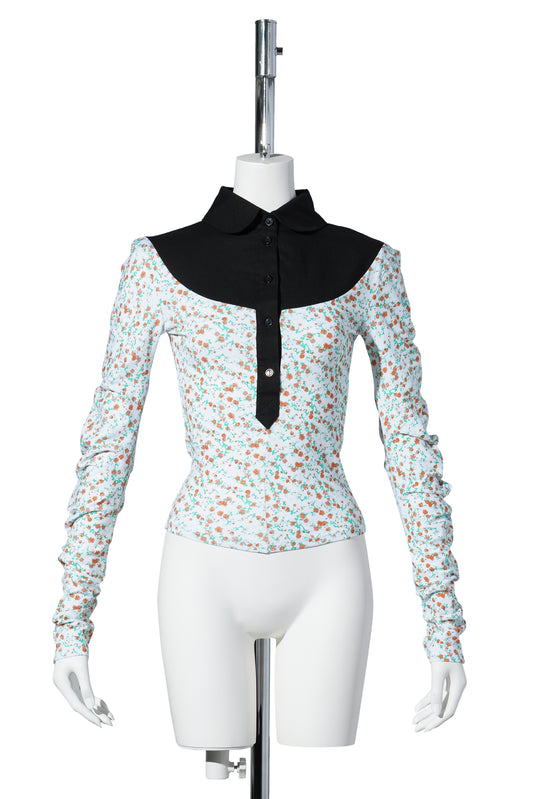 HELENA POLO TOP / FLORAL