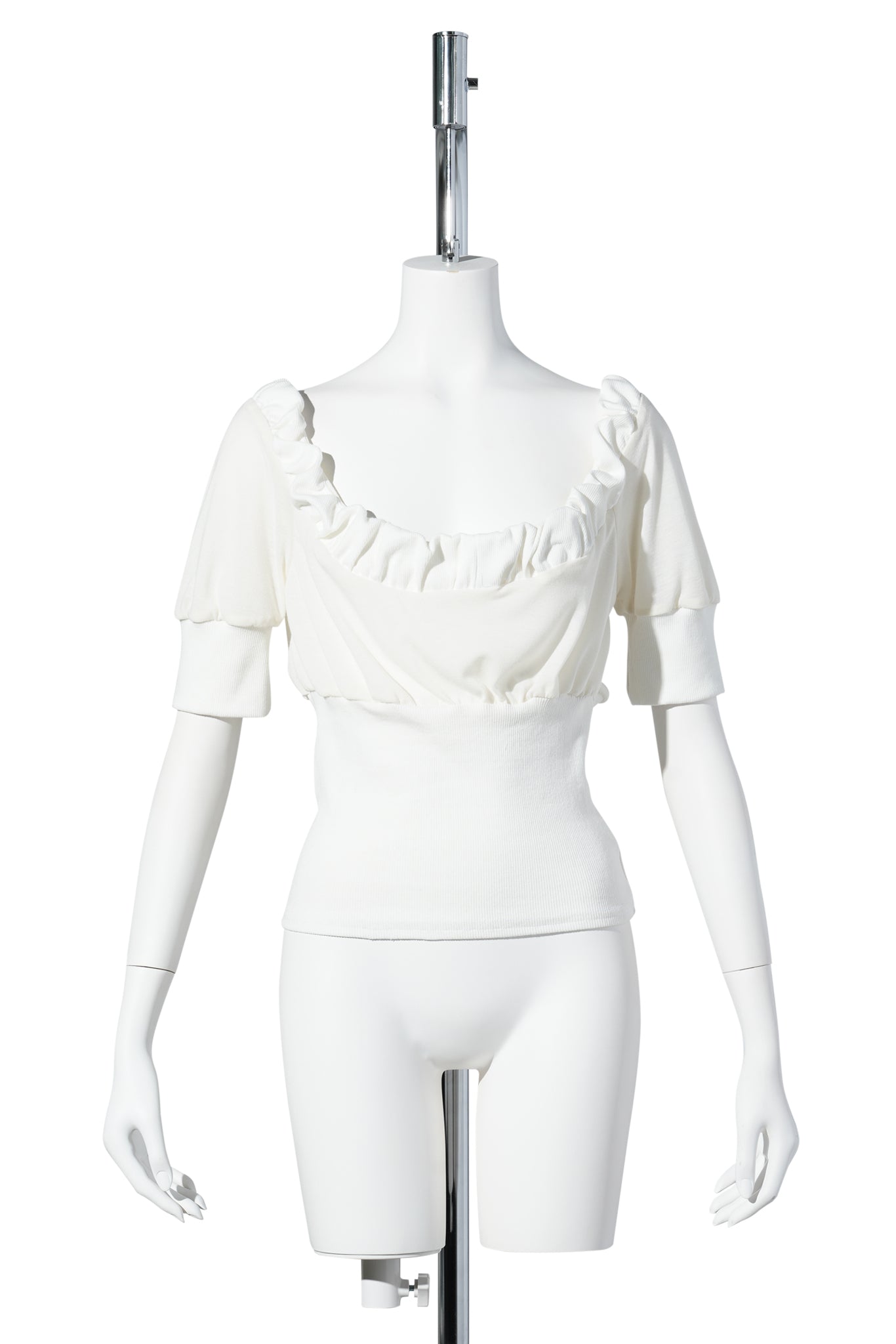 LILY RIB TOP / IVORY