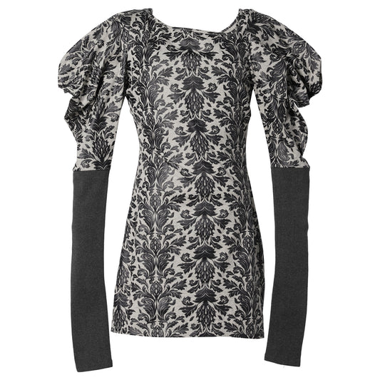 ELIZABETH TAYLOR DRESS JERSEY / GREY WALLPAPER