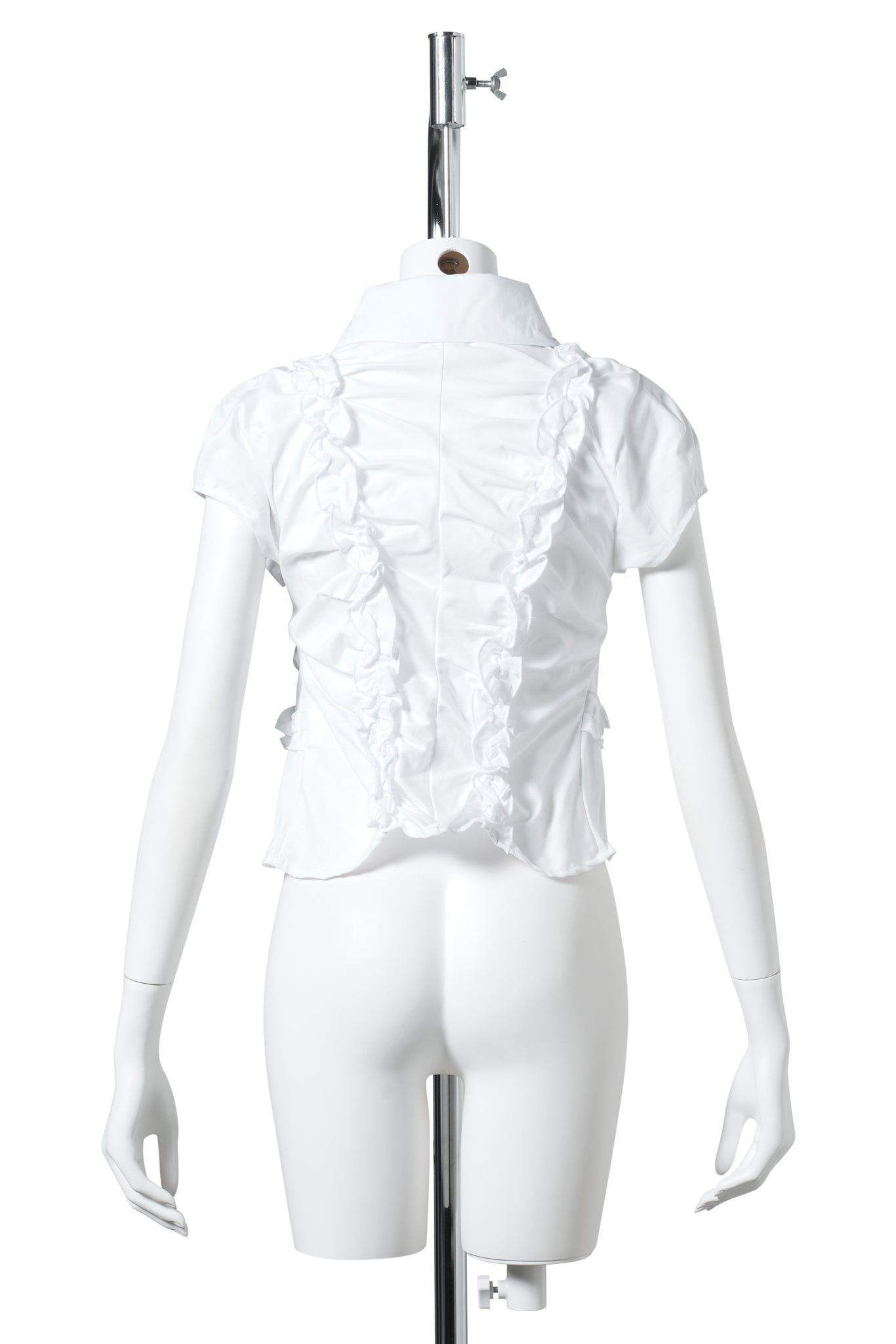 LUNA ZIP TOP / WHITE