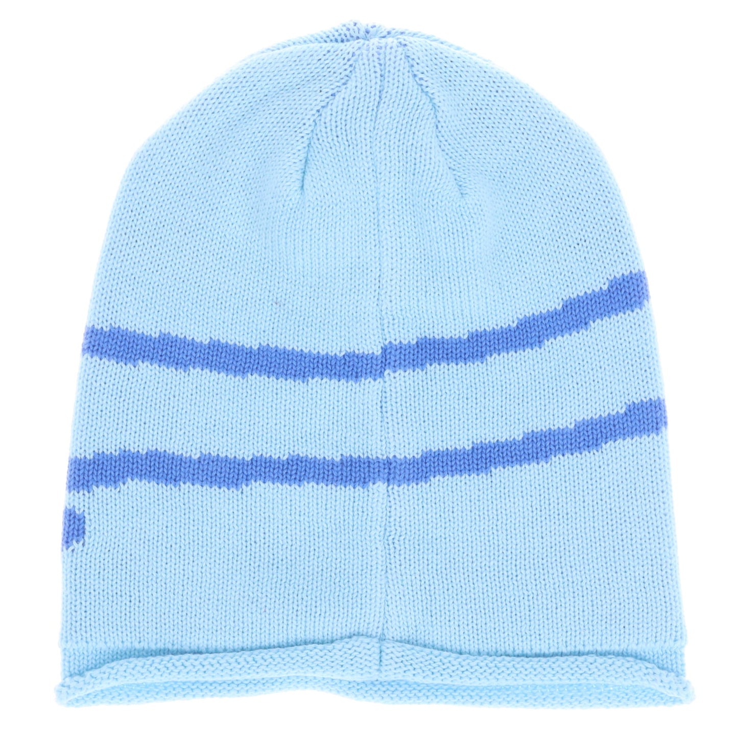 KNIT SWIRL BEANIE / BLUE SWIRL