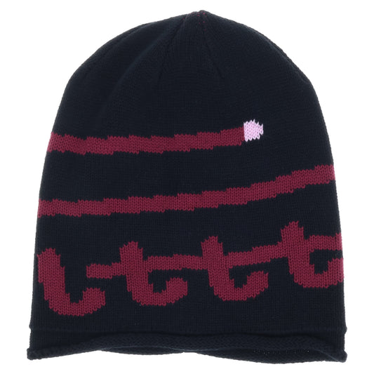 KNIT SWIRL BEANIE / RED SWIRL