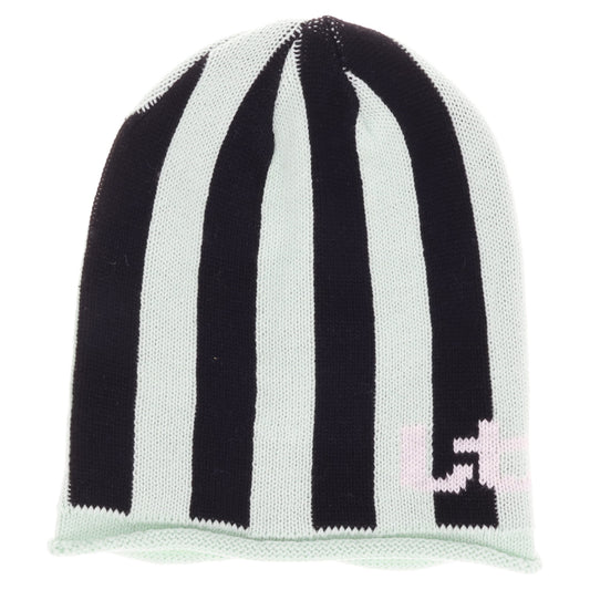 KNIT STRIPE BEANIE / MINT STRIPE