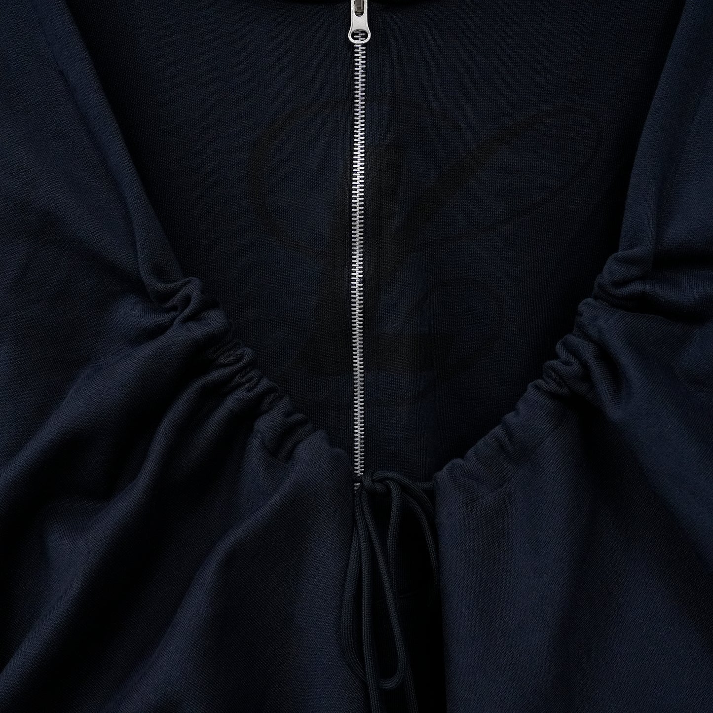 DOUBLE HOODED ZIPUP / NAVY