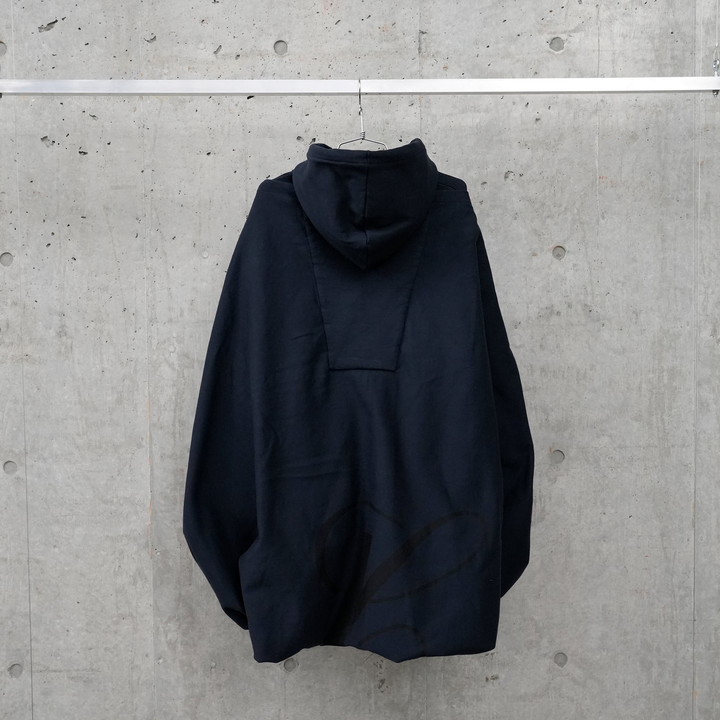 DOUBLE HOODED ZIPUP / NAVY