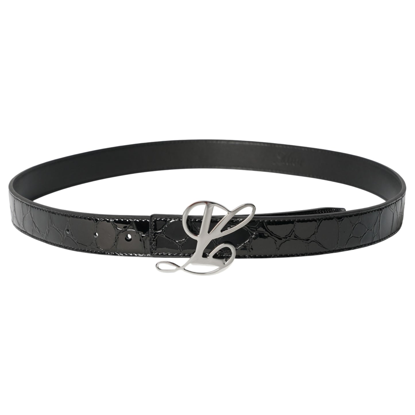 BABY BELT - BLACK GLOSSY PEBBLE / BLACK PEBBLE