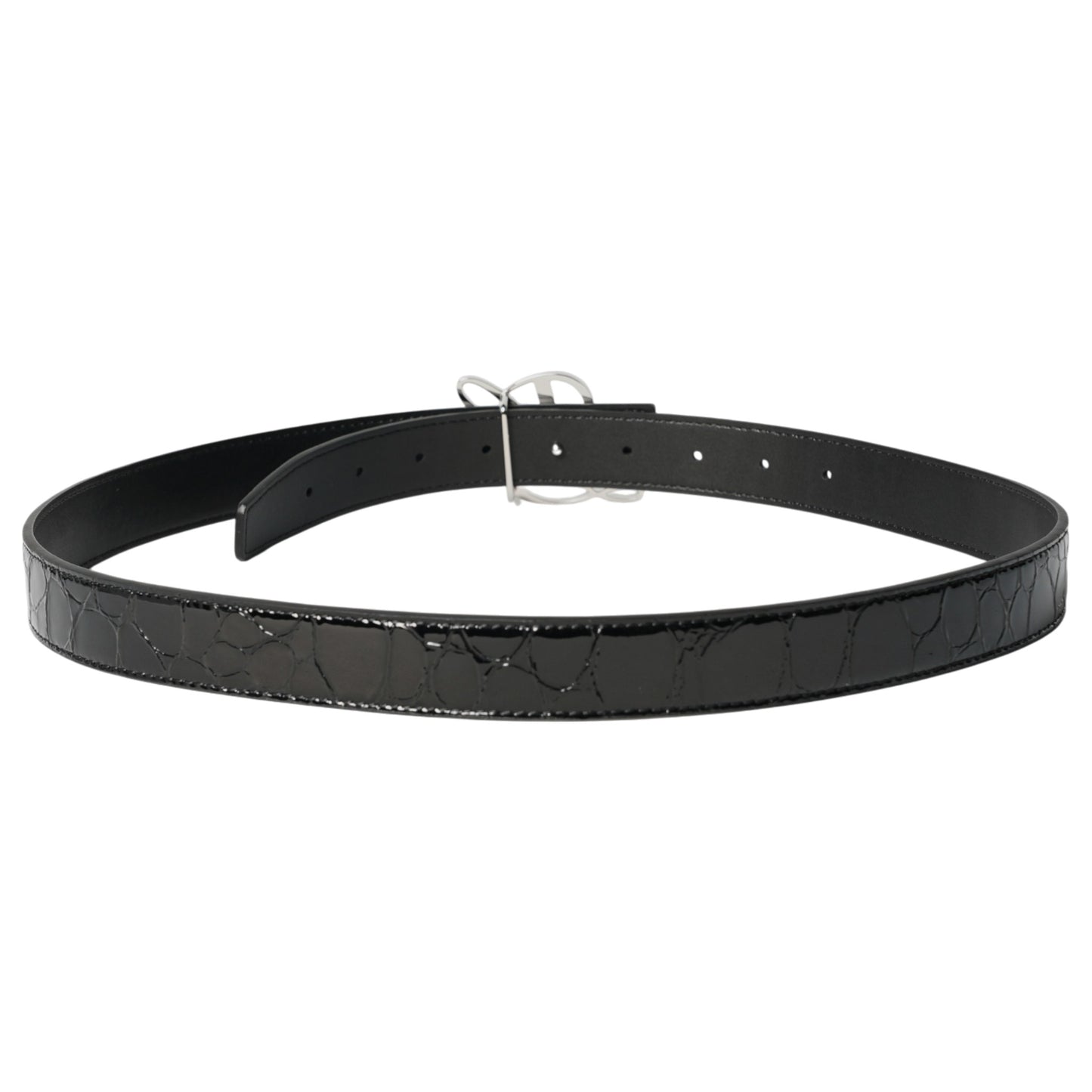 BABY BELT - BLACK GLOSSY PEBBLE / BLACK PEBBLE