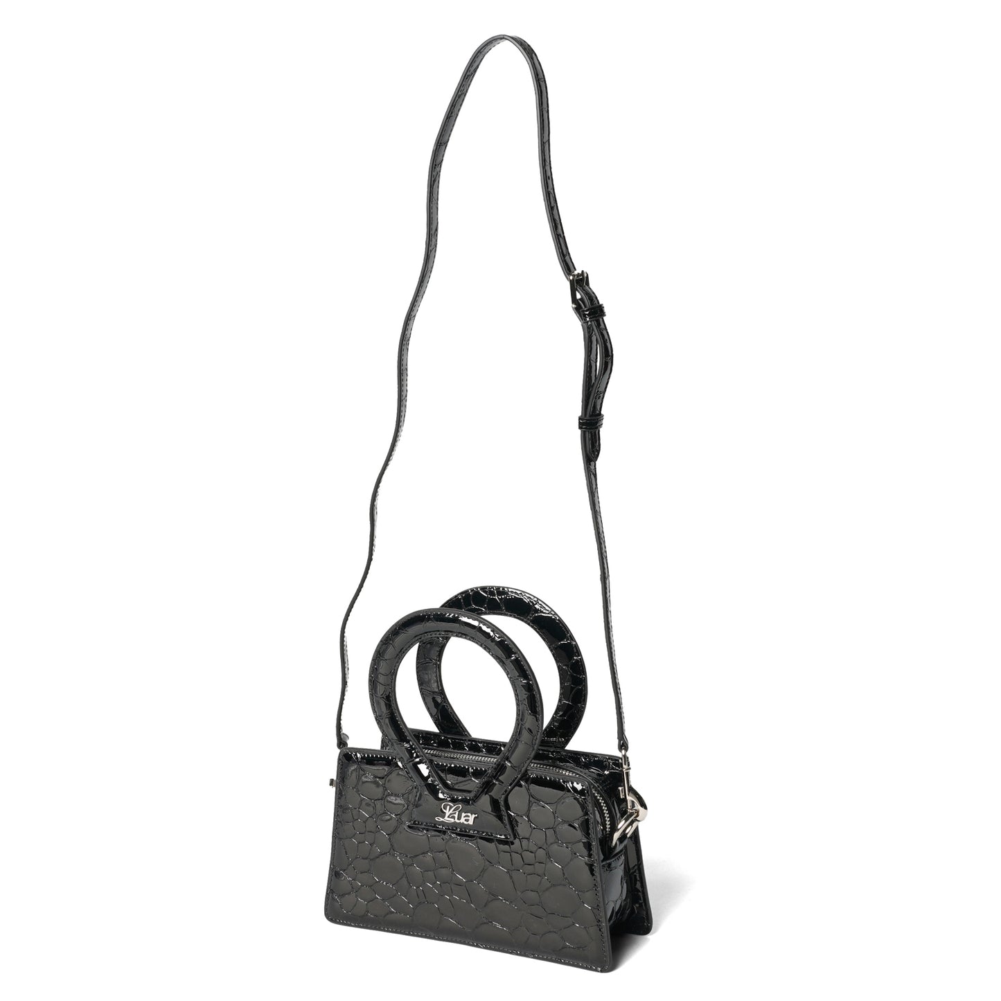 BLACK PEDDLE SMALL ANA / BLACK PEBBLE LEATHER