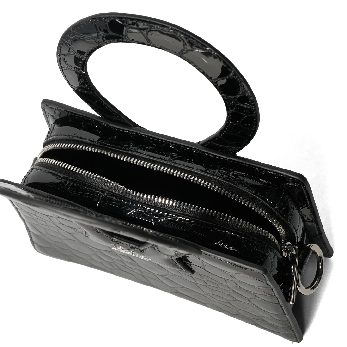 BLACK PEDDLE SMALL ANA / BLACK PEBBLE LEATHER