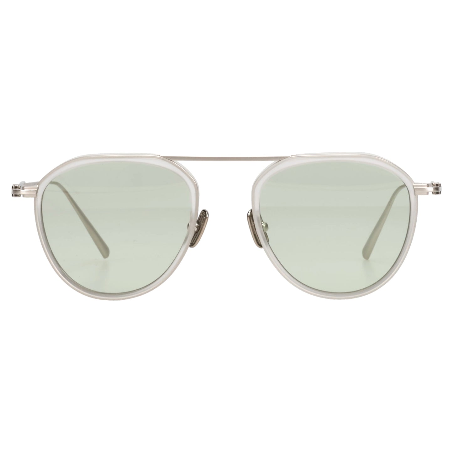 62/02 1040 / SILVER・MATTE CRYSTAL/LIGHT GREEN