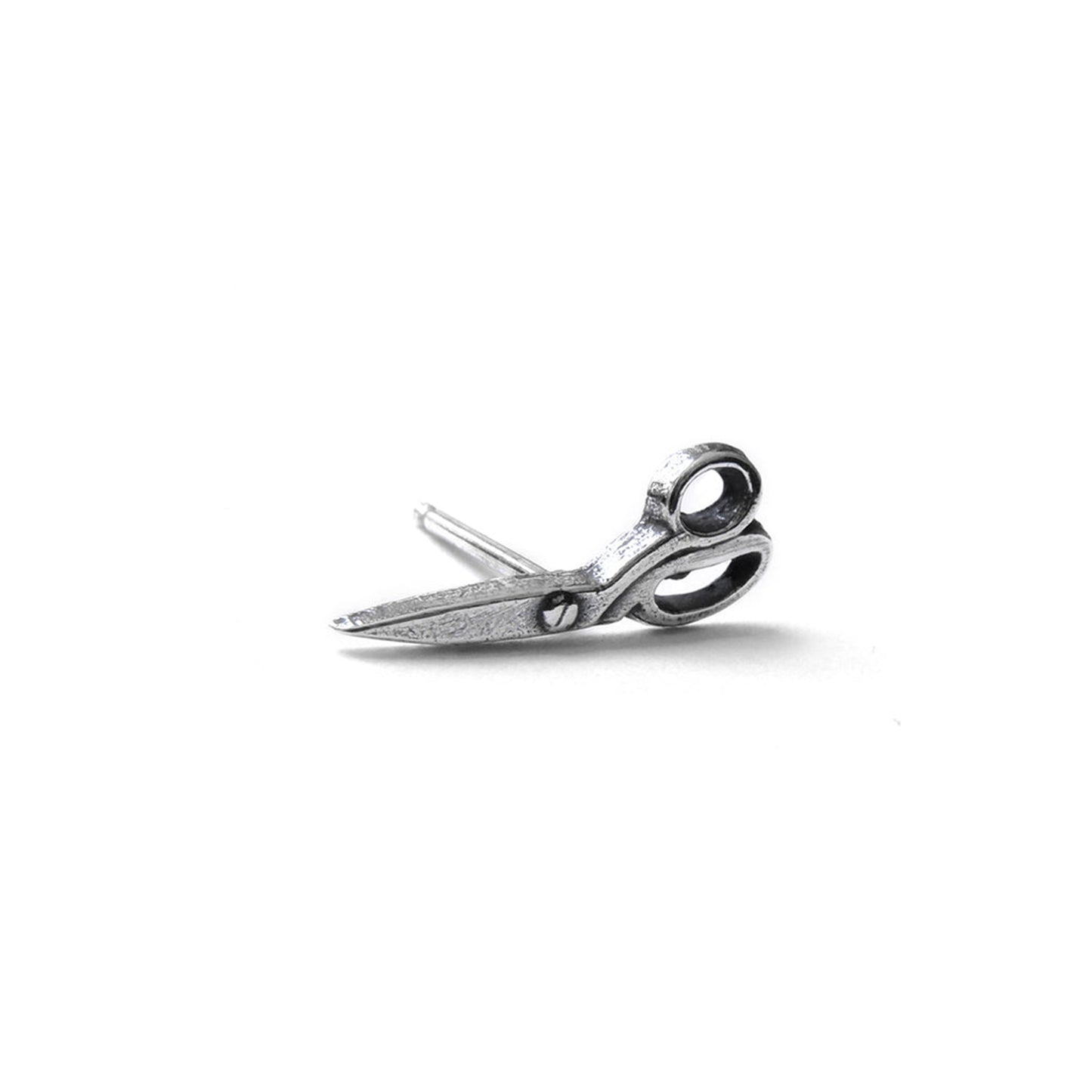 MINI SCISSOR EARRING / SILVER