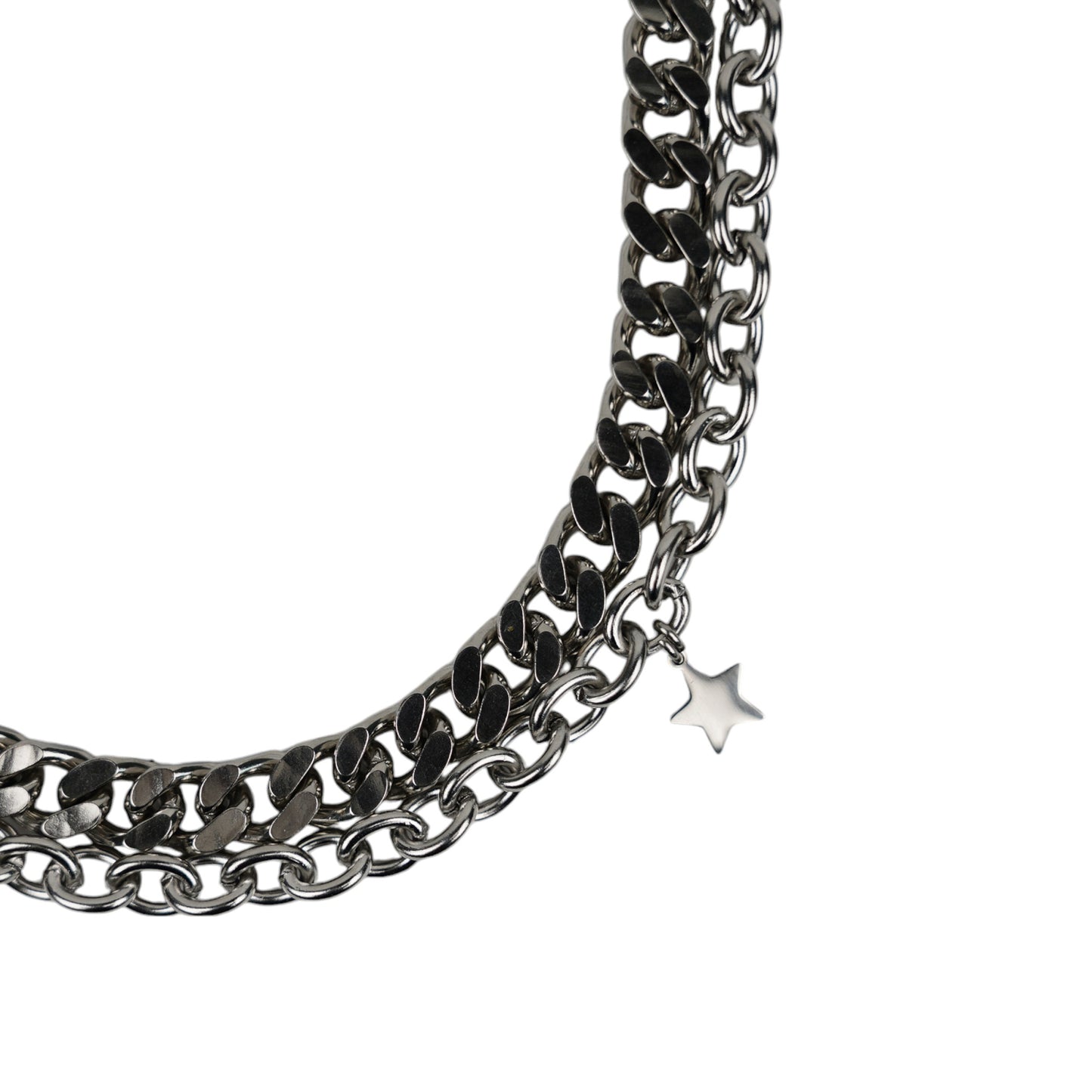 STAR CORE WALLET CHAIN / SILVER