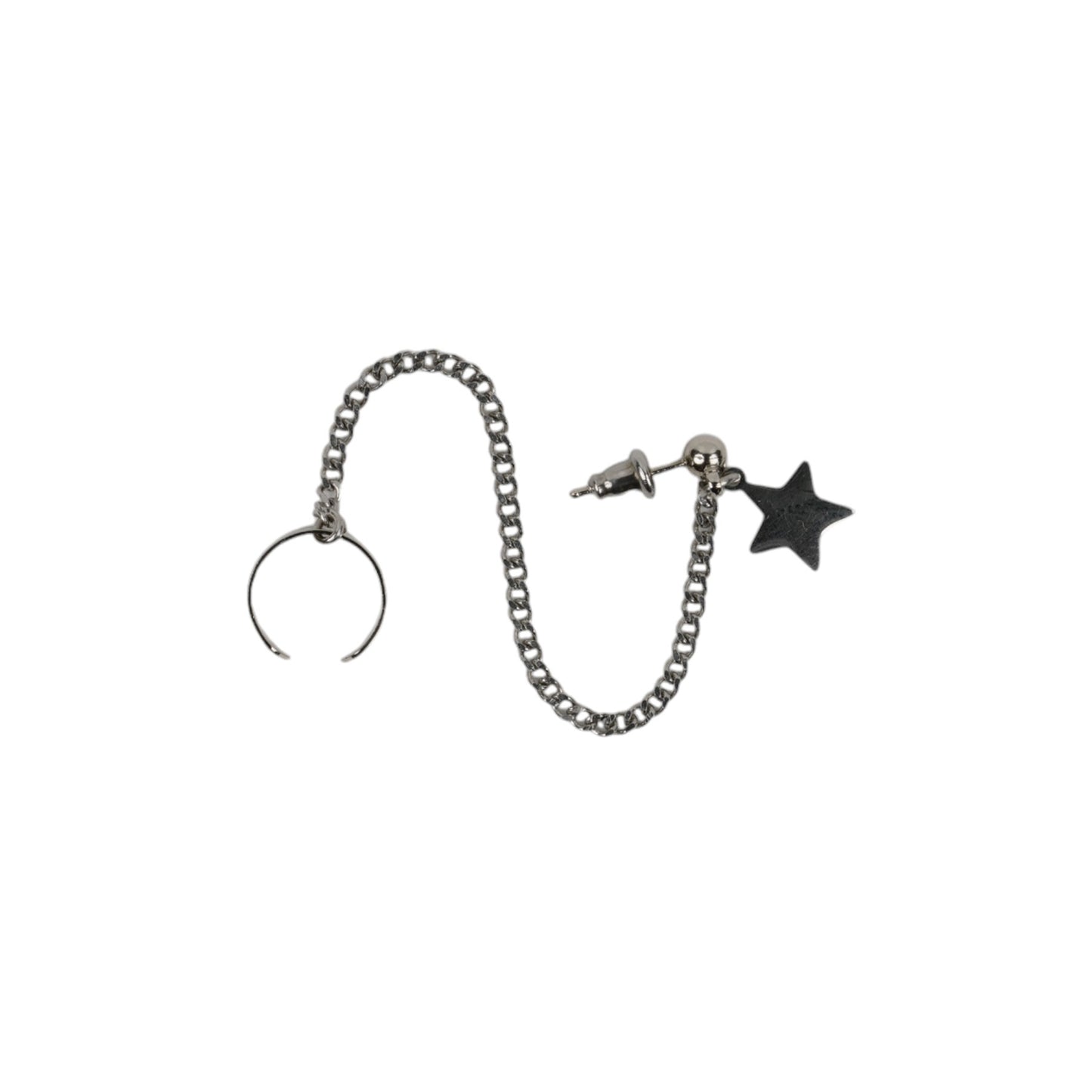 STAR CUFF EARRING / SILVER