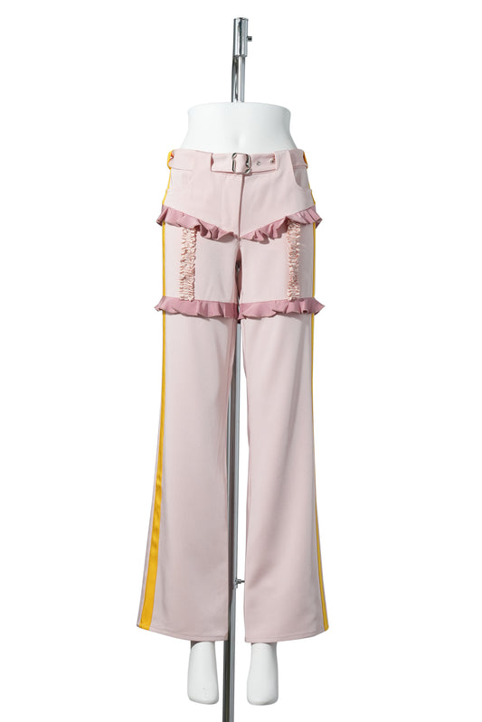GARTER TROUSER / BABY PINK