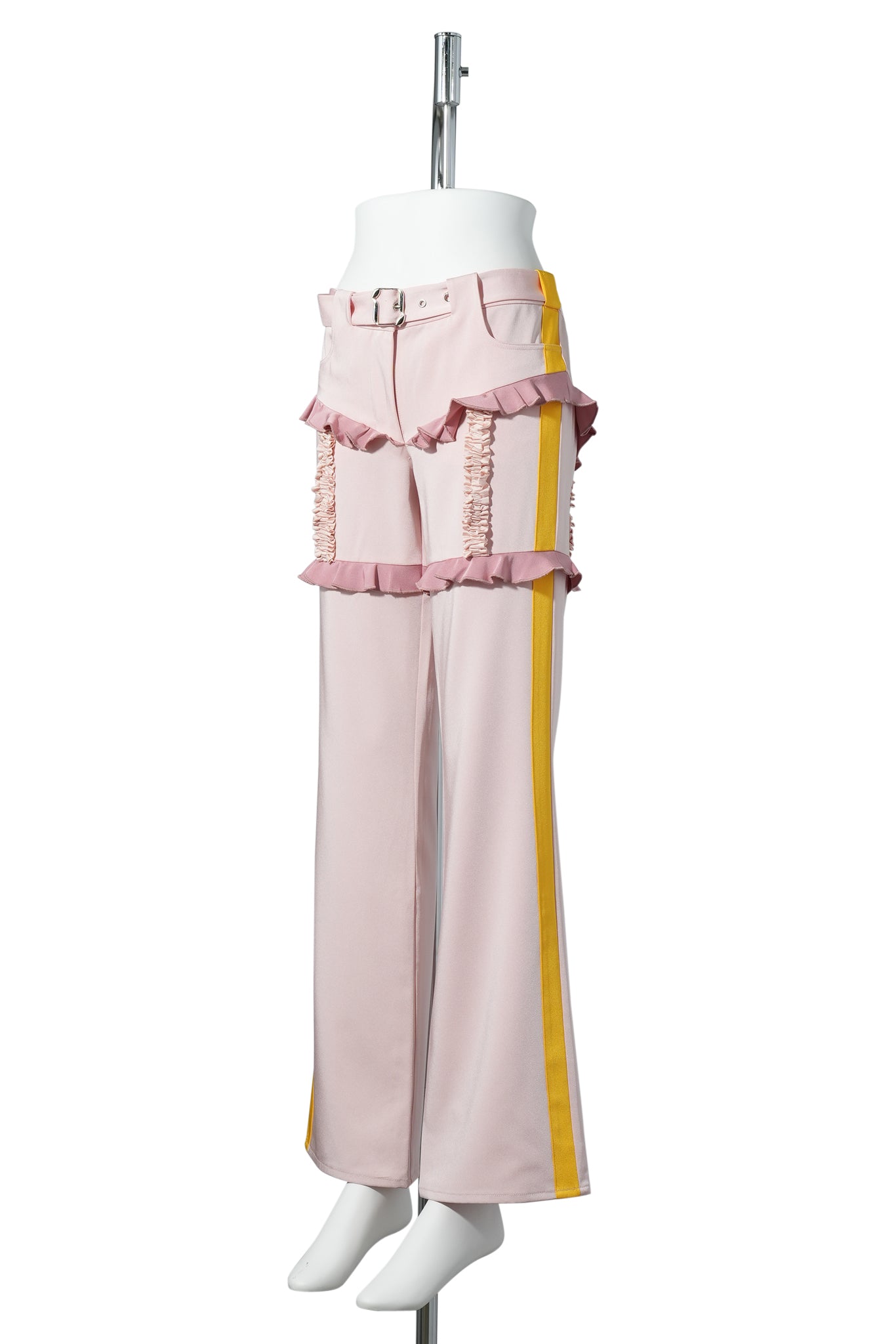 GARTER TROUSER / BABY PINK
